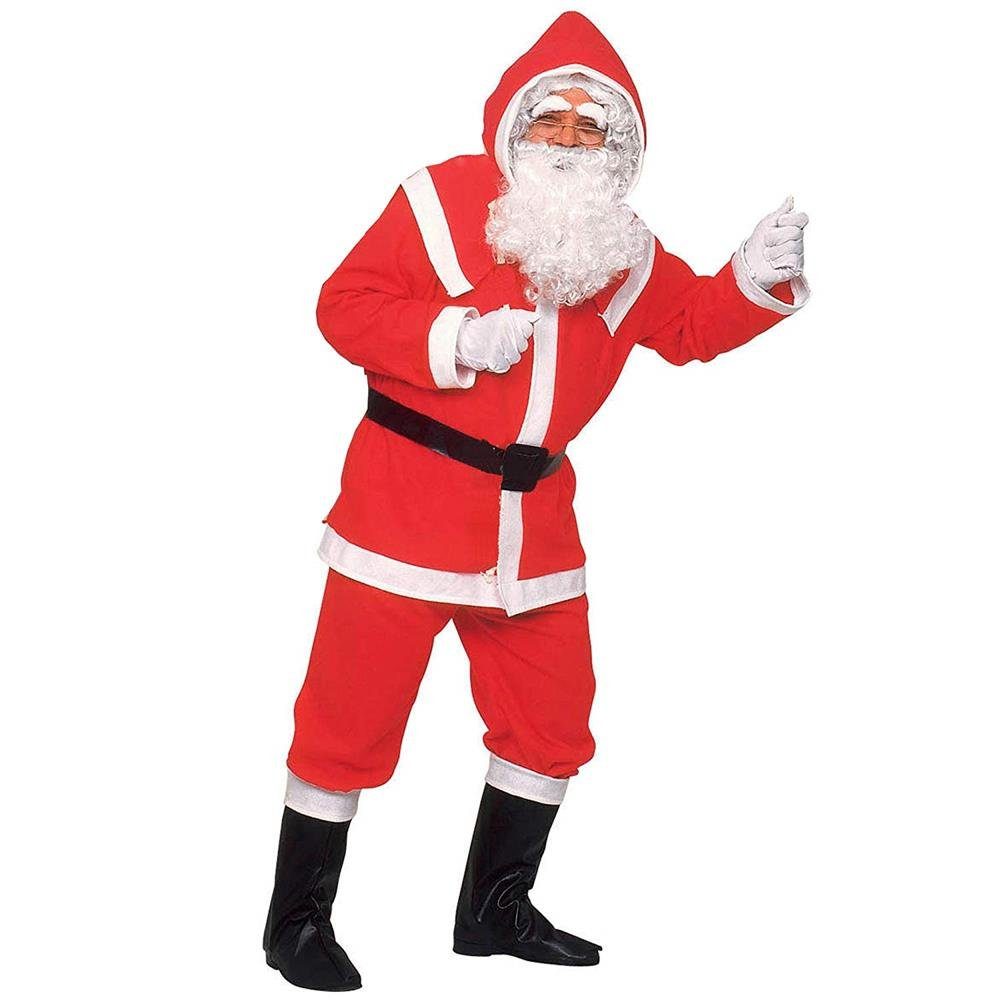 Weihnachtsmann-Hut Mit Fellbommel – Verstellbare Baseballkappe Für Herren & Damen, Festlich & Warm