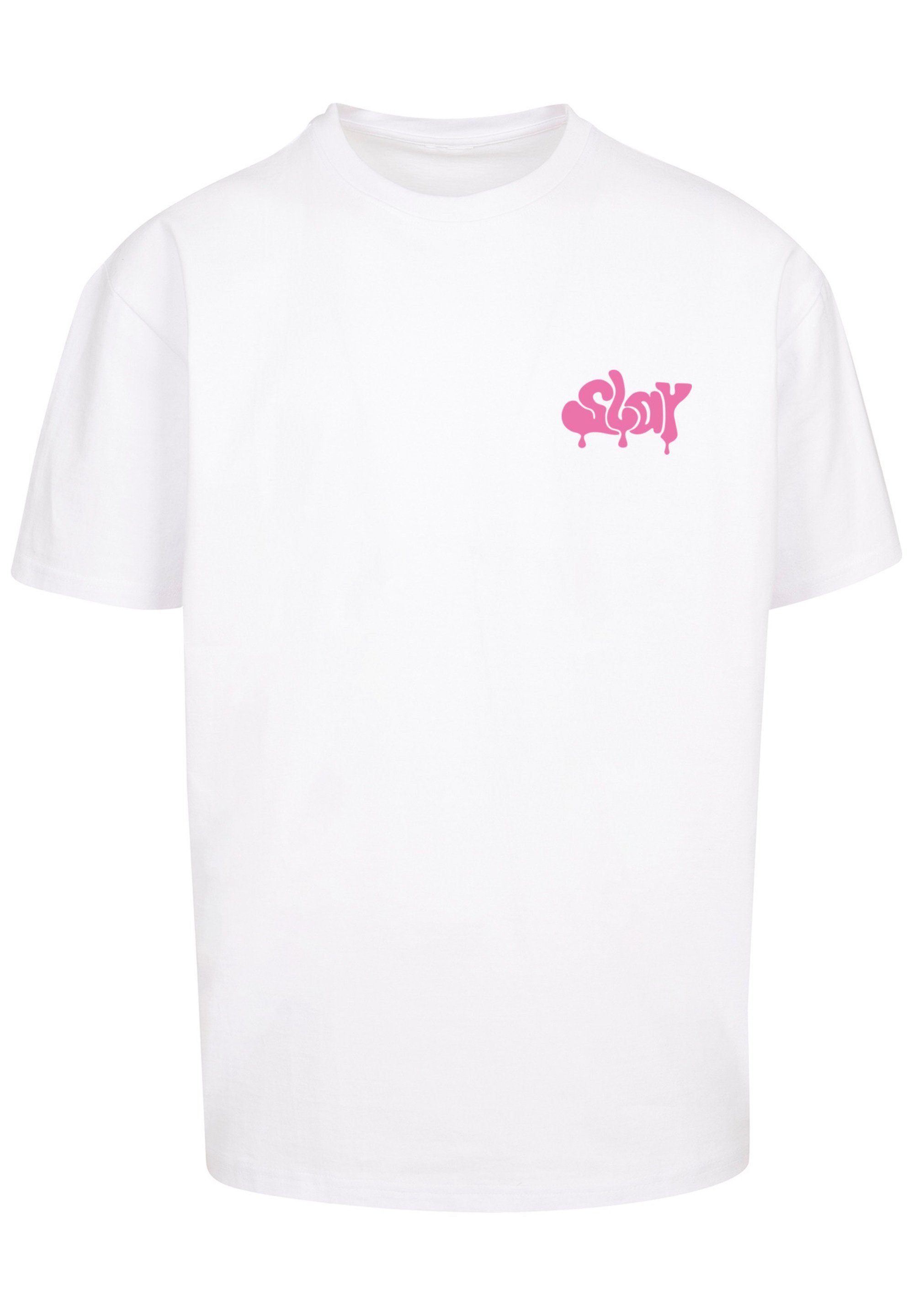 F4NT4STIC T-Shirt Pink Jugenwort SLAY Print
