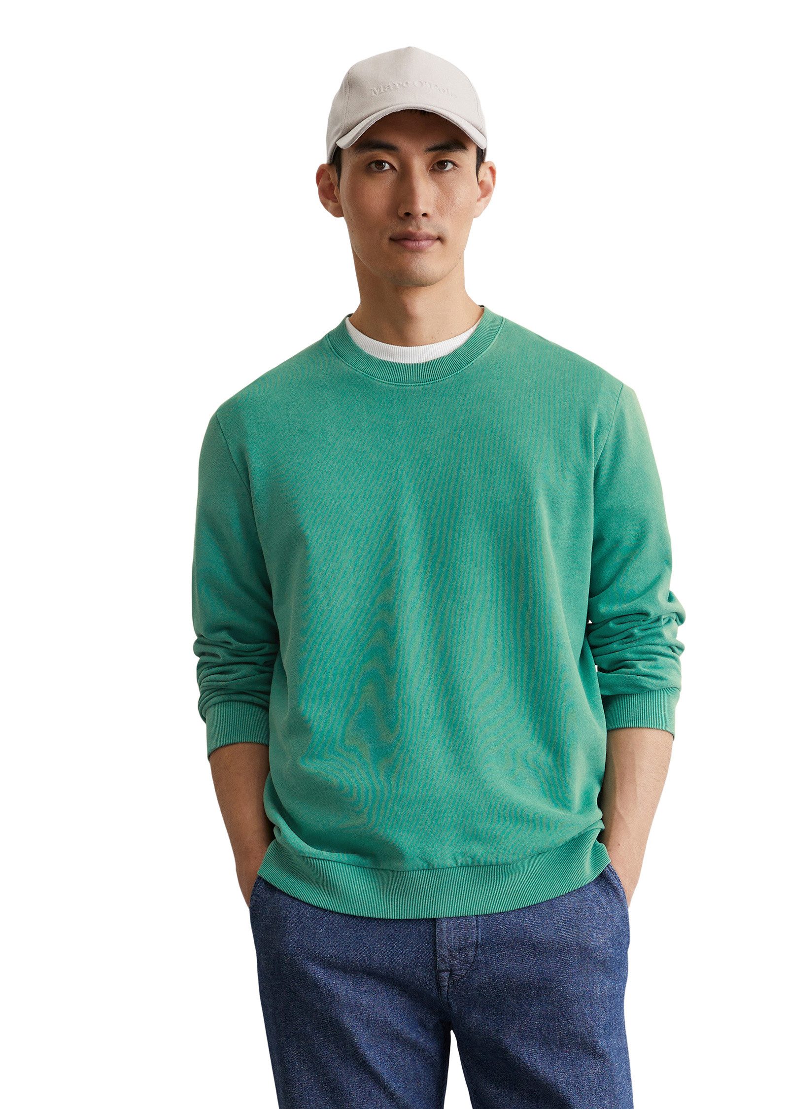 Marc O'Polo Sweatshirt aus reiner Bio-Baumwolle