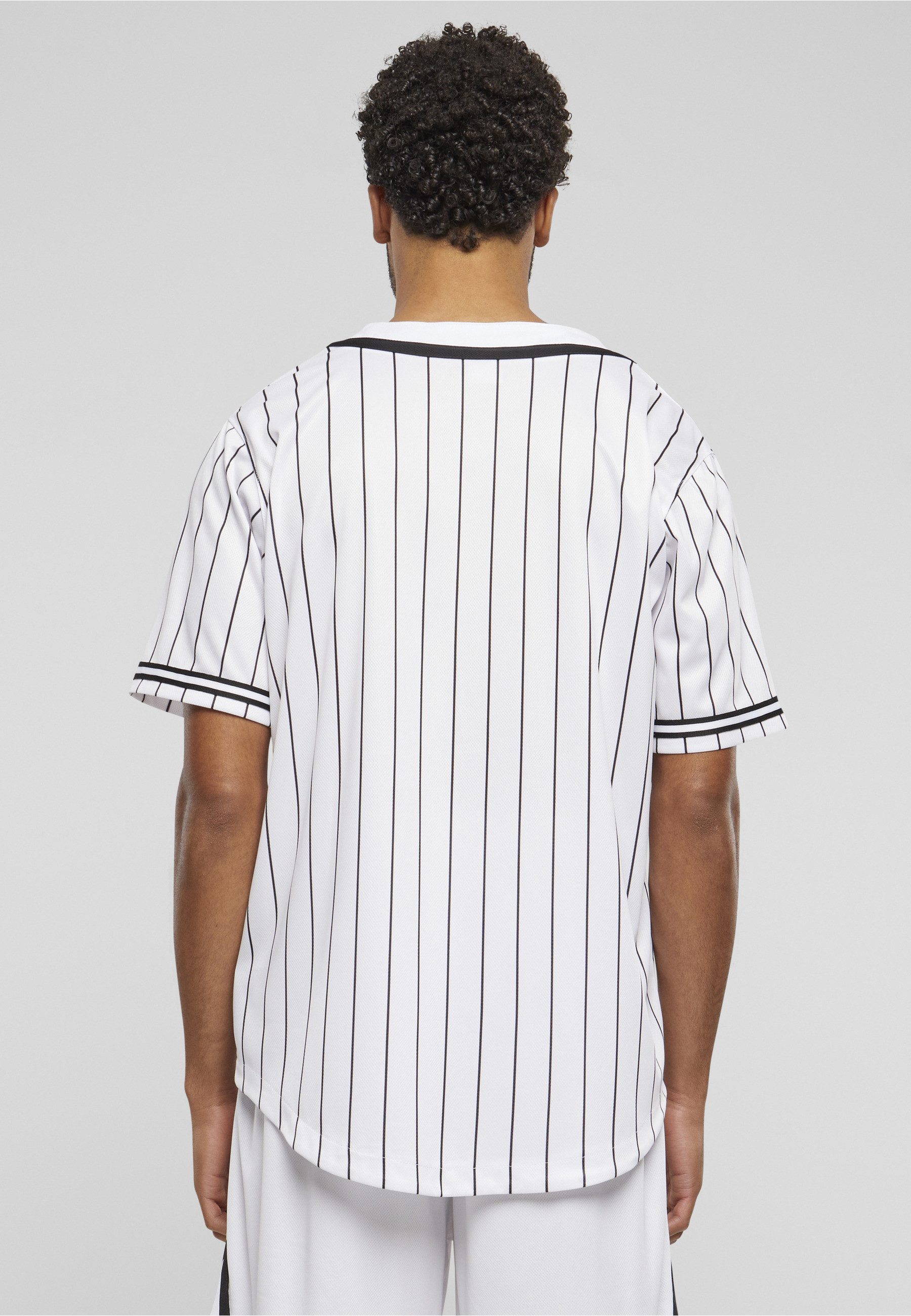 Karl Kani Funktionshemd Karl Kani Herren KM221-115-2 Serif Pinstripe Baseball Shirt (1-tlg)