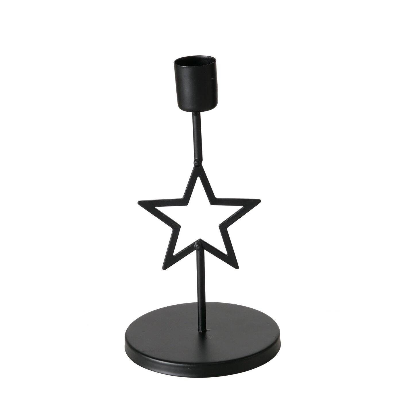 BOLTZE Kerzenlaterne Kerzenhalter aus Metall NORGA, H. 17 cm, Kerzenhalter