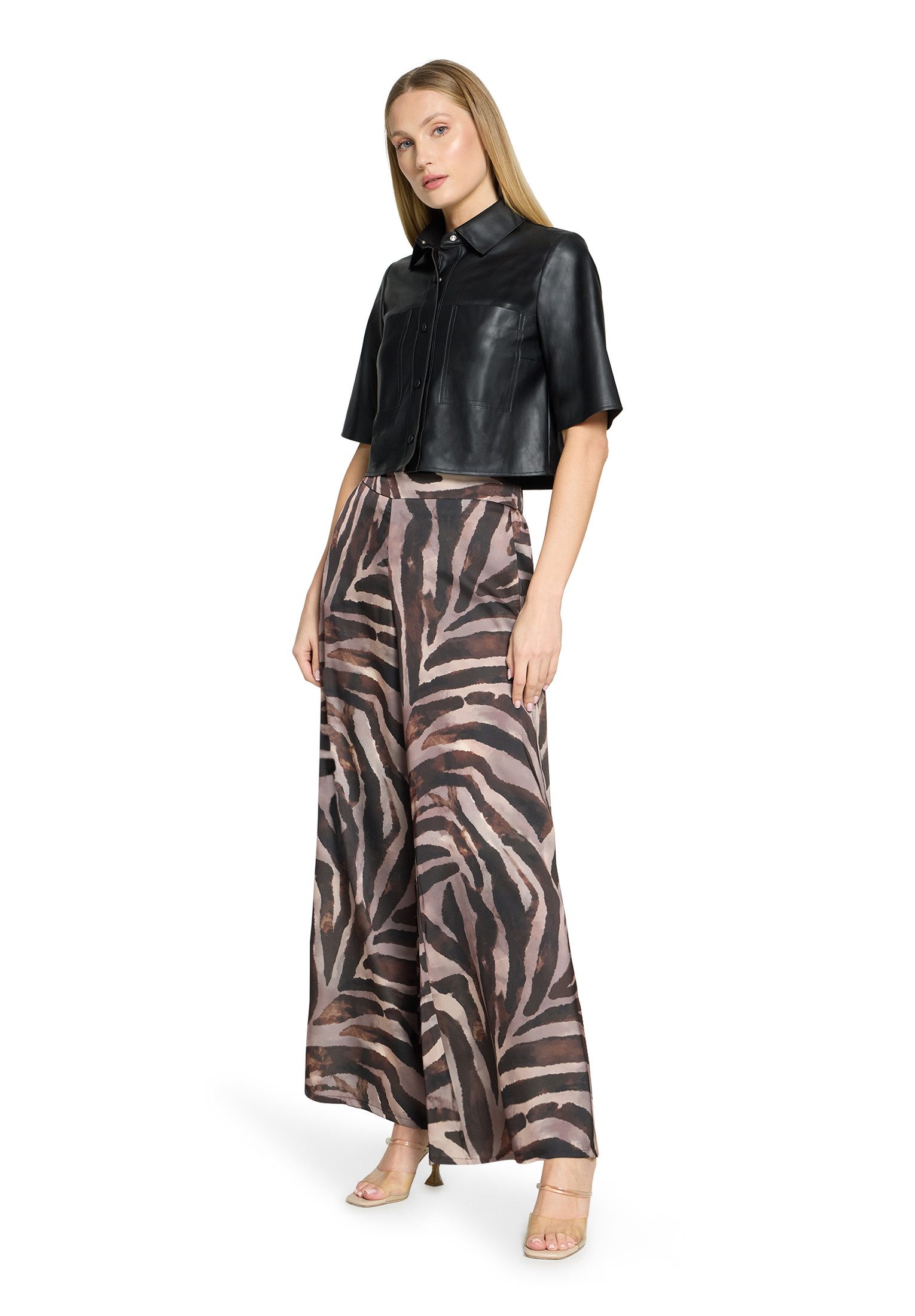Vera Mont Marlene-Hose Damen mit Animalprint günstig online kaufen