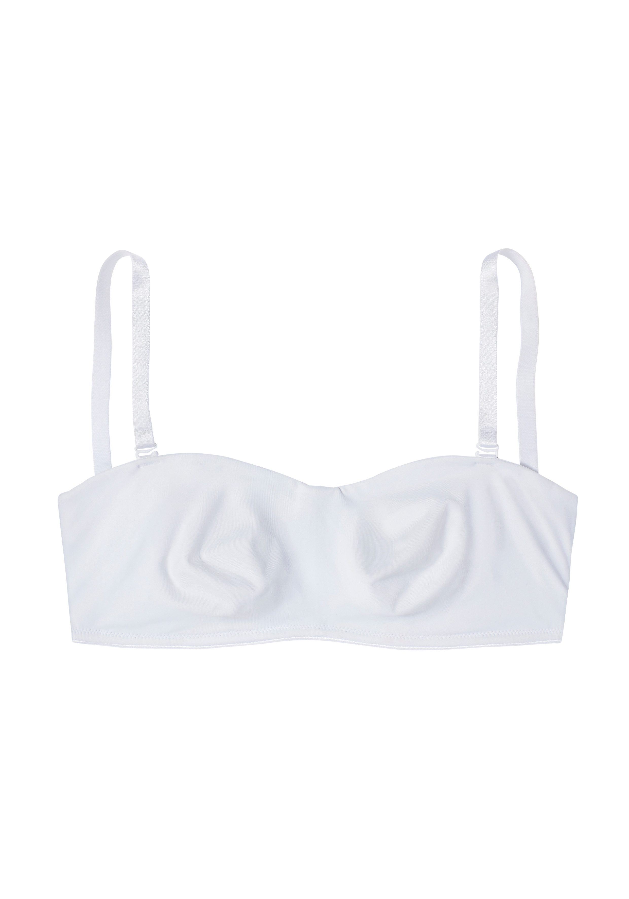 LASCANA T-Shirt-BH ohne Schale mit abnehmbaren Trägern, Basic Dessous