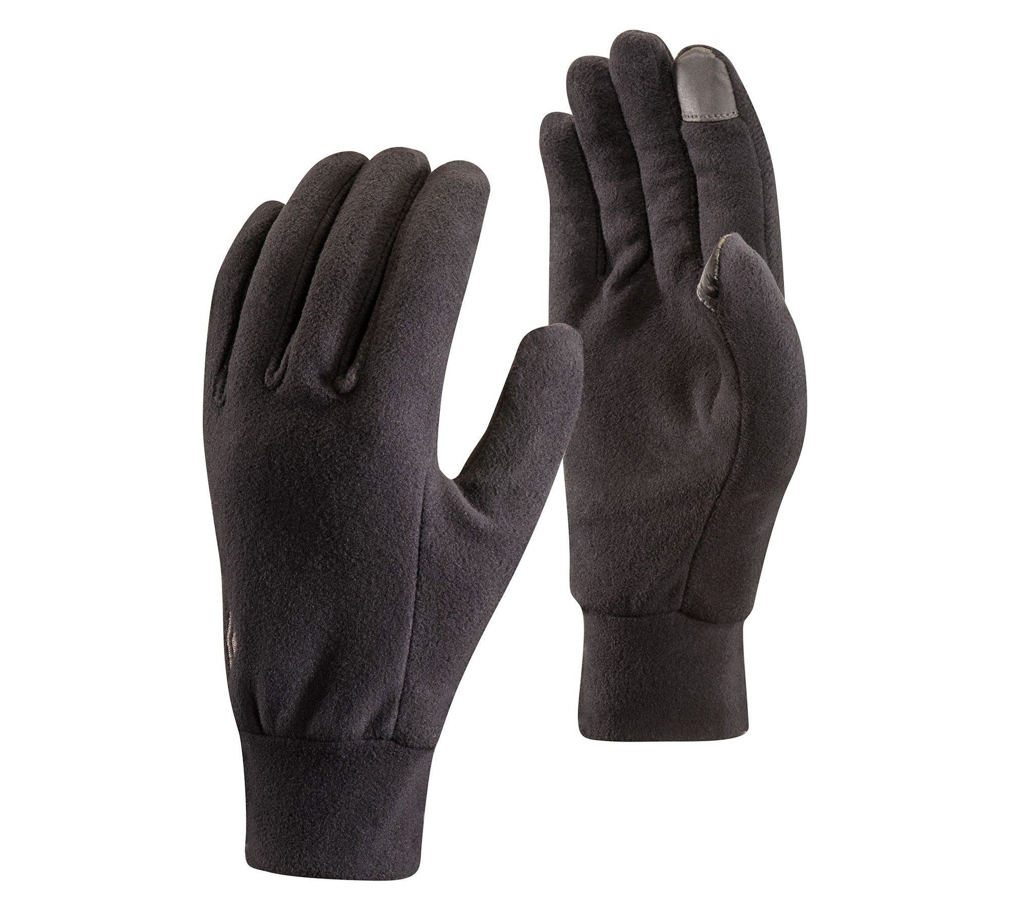 Fleece Accessoires Diamond Glove Black Fleecehandschuhe Lightweight Diamond Black