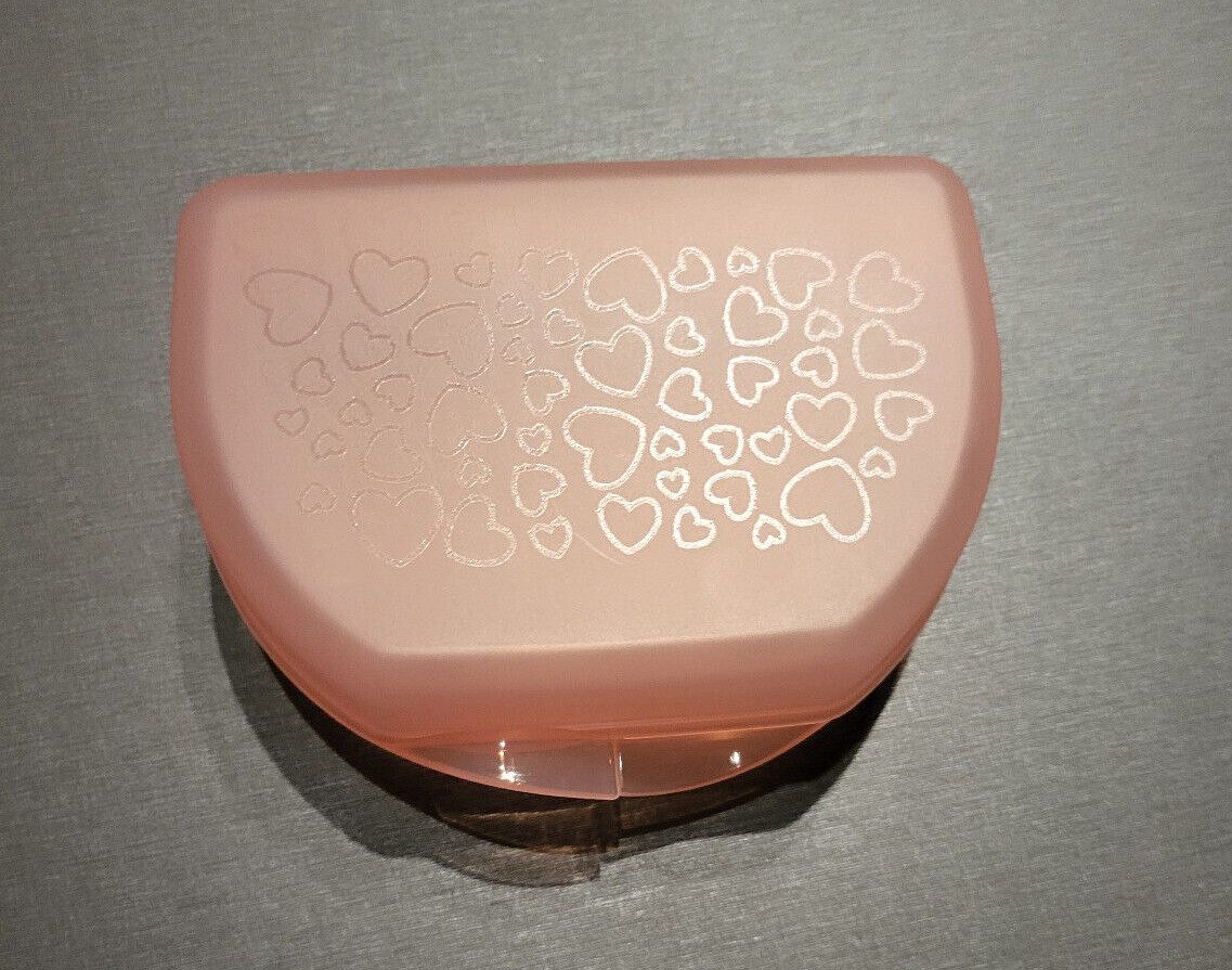 TUPPERWARE Lunchbox Tupperware Valentins Snacky Herz Brotdose rosa