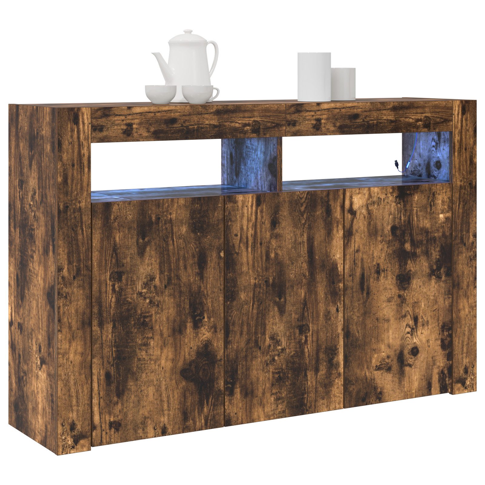 vidaXL Sideboard Sideboard Rauchige Eiche Engineered günstig online kaufen