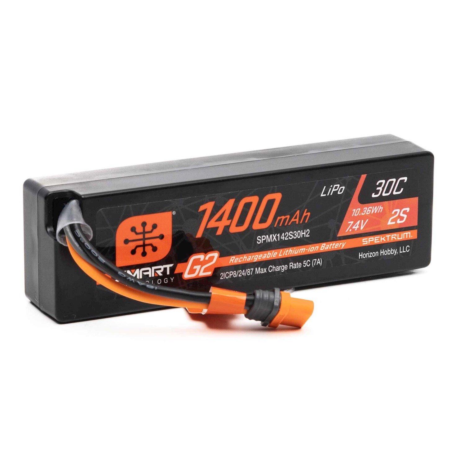 Spektrum Spektrum Lipo Akku 7,4V 1400mAh 2S 30C Smart G2 IC2 Stecker RC-Fernsteuerung