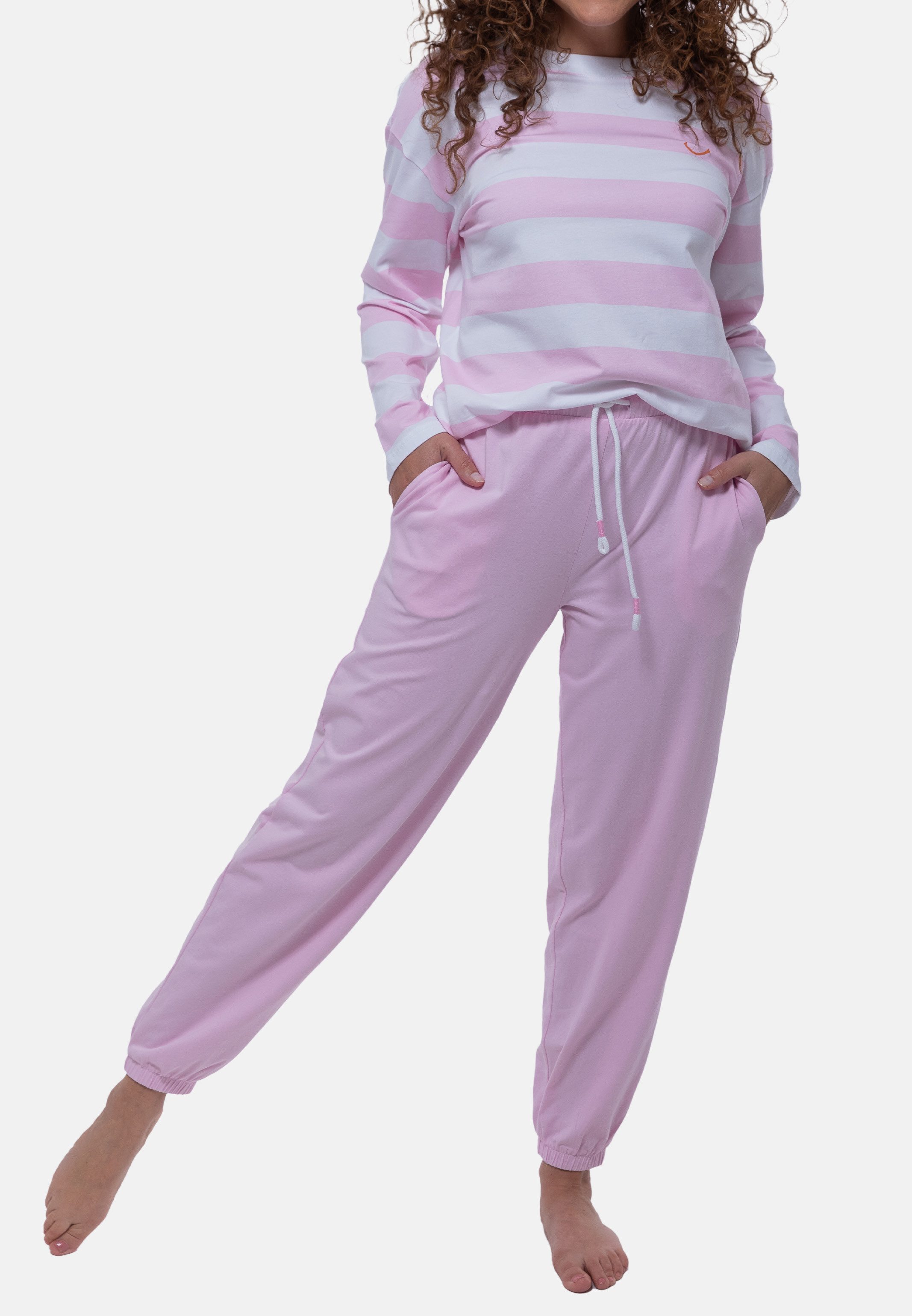 Mey Pyjama Streaked Lines (Set, 2 tlg) Schlafanzug - Baumwolle - Atmungsaktiv