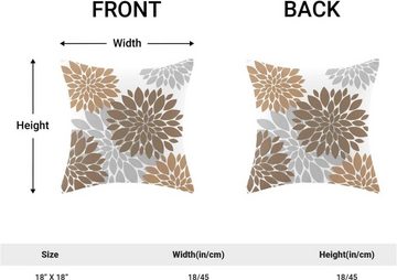 Kissenbezug Moderne Abstrakte Kissen Kissenhülle(2 Stück),45x45cm, Coonoor
