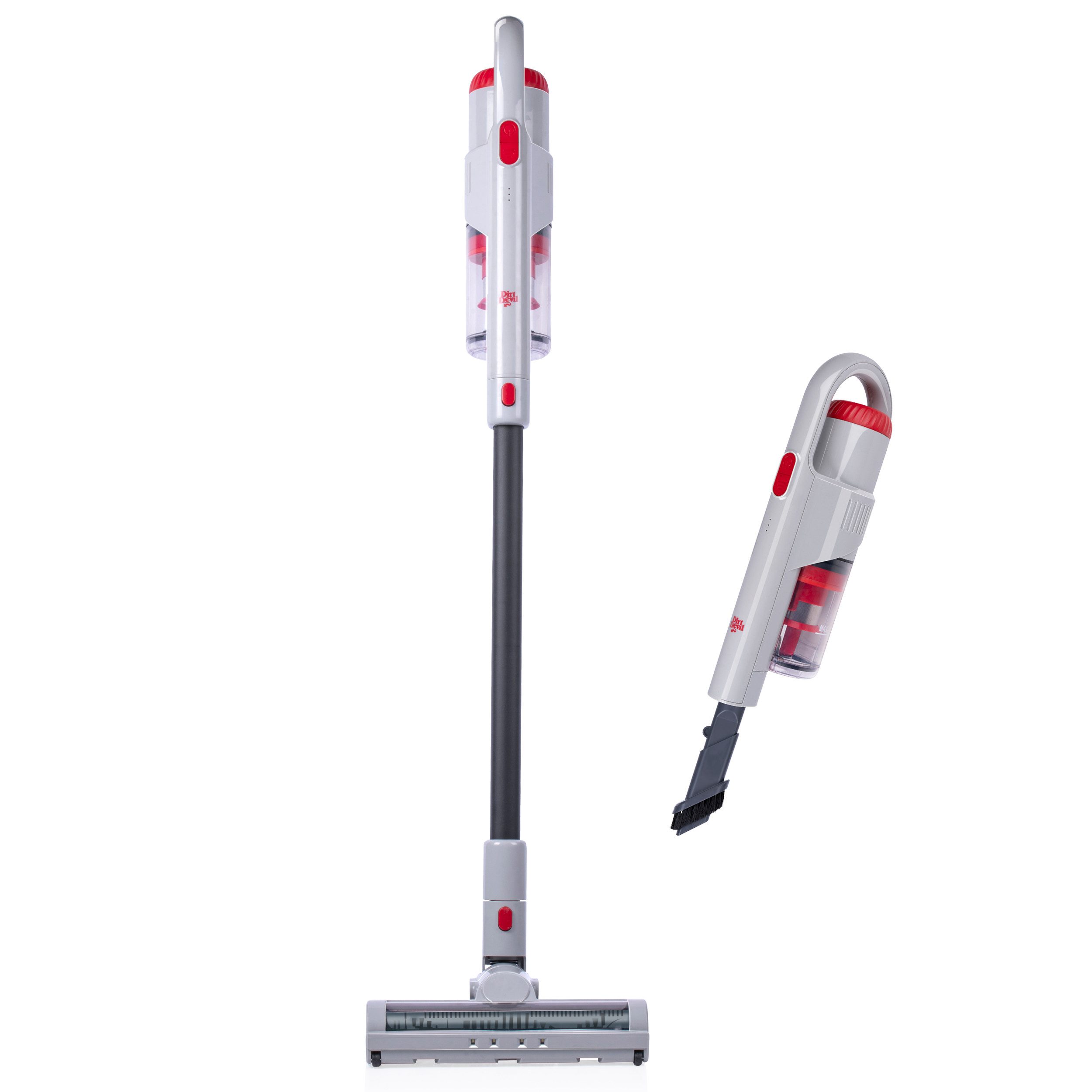 DIRT DEVIL Stielstaubsauger Dirt Devil Akku Staubsauger – 2‑in‑1 mit Handstaubsauger