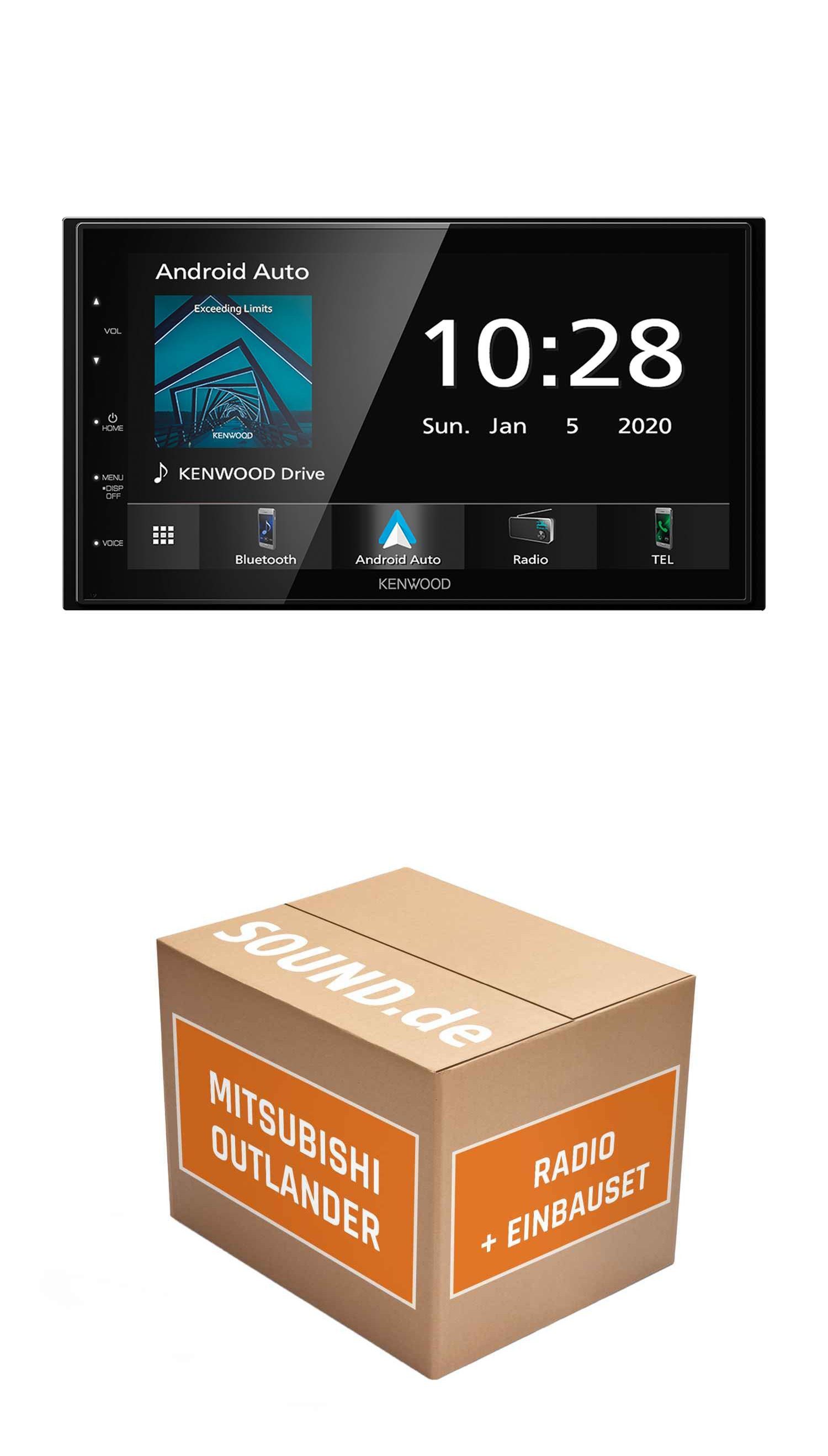JUST SOUND best choice for caraudio Autoradio DMX5020BTS Mitsubishi Outlander CW0W Rockford Fosgate Autoradio (RDS, AM/FM Radio, Animiertes Display, Bluetooth, Eingebauter Equalizer, Freisprecheinrichtung, Touchscreen, CarPlay, Android, AndroidAuto)