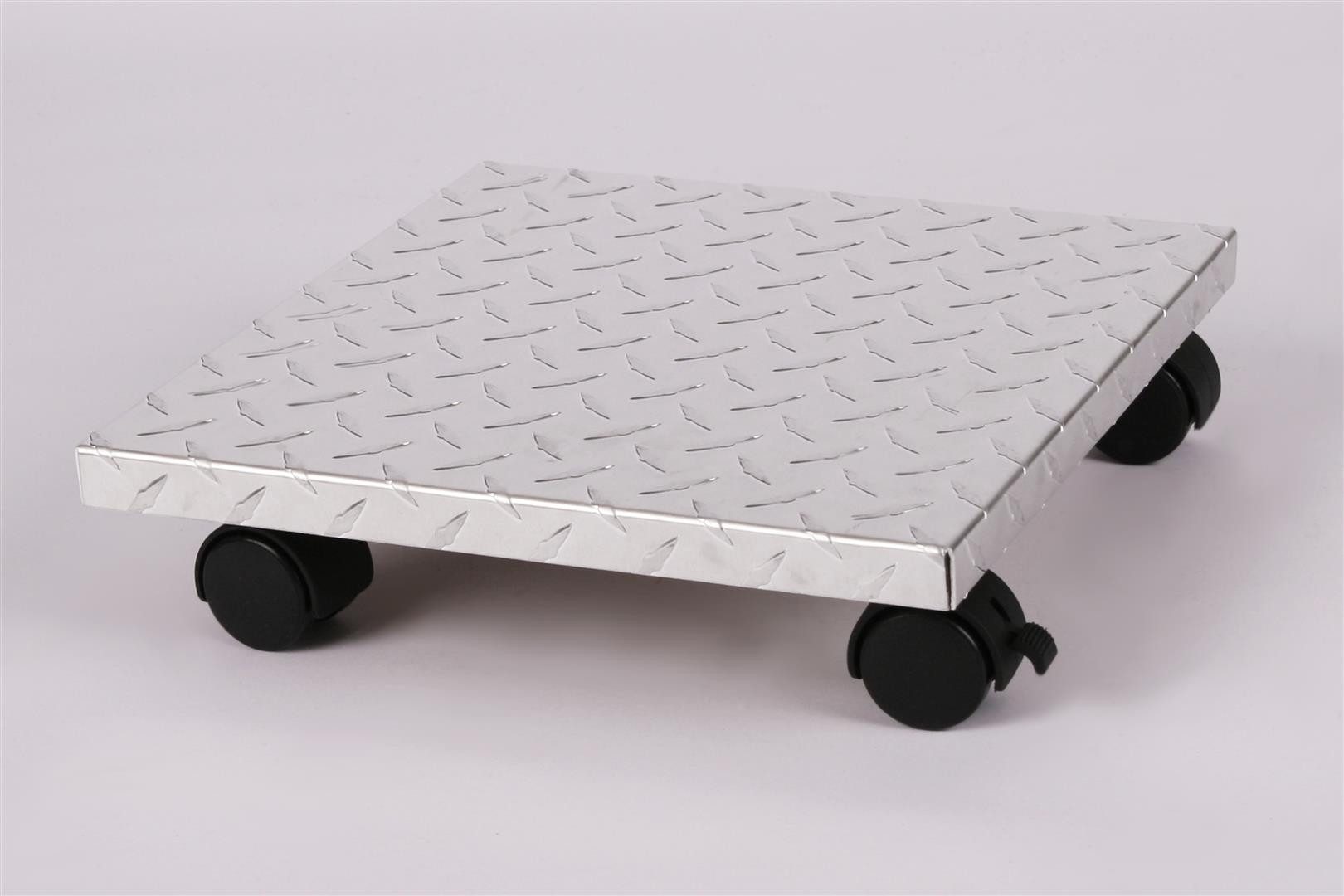 Szagato Pflanzenroller Möbelroller ALU Edelstahl 30 cm 40 cm 50 cm (Alle Ausführungen)