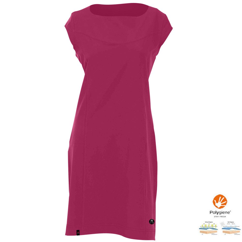 Maul Trainingstights Maul - Amazona - Kleid uni elastic Damen Outdoor Kleid, pink