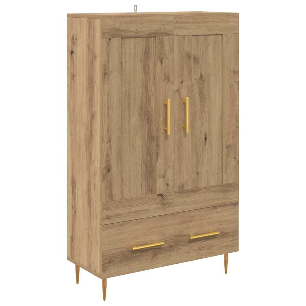 vidaXL Highboard Highboard Artisan-Eiche 69,5 x 31 x 115 cm Holzwerkstoff (1 St)