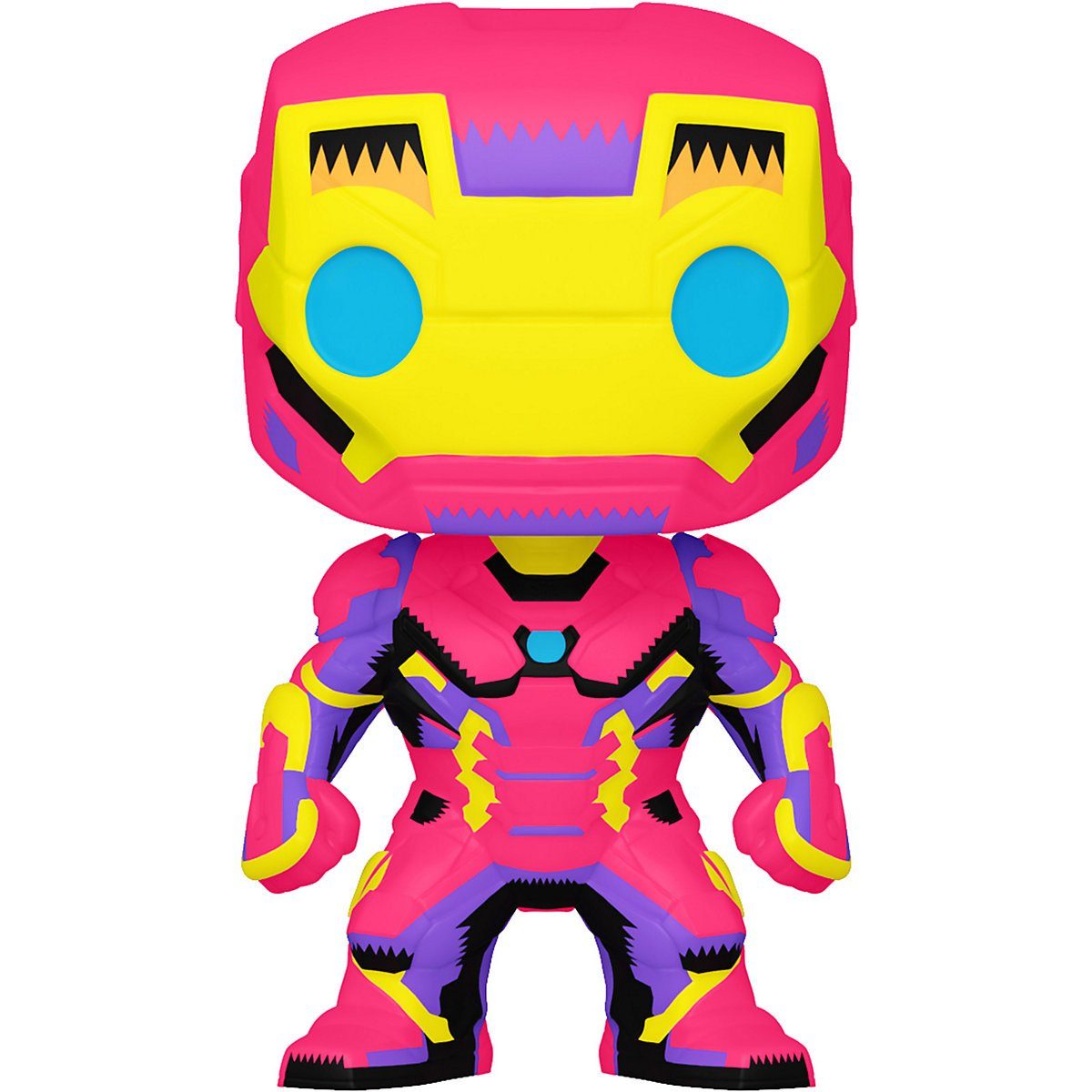 Funko Actionfigur Funko POP! Marvel: Black Light Special Edition - Iron Man #649