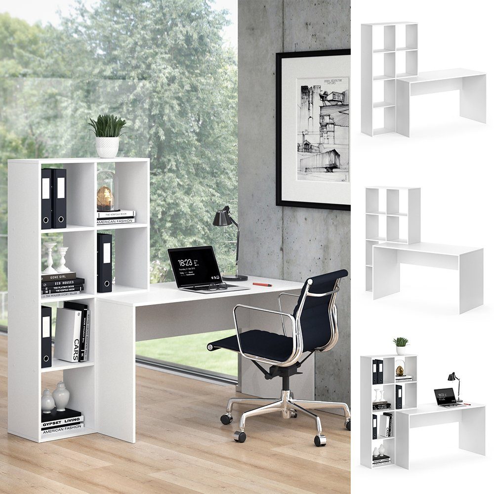 Vicco Schreibtisch Mara, Weiß, 166.8 x günstig online kaufen