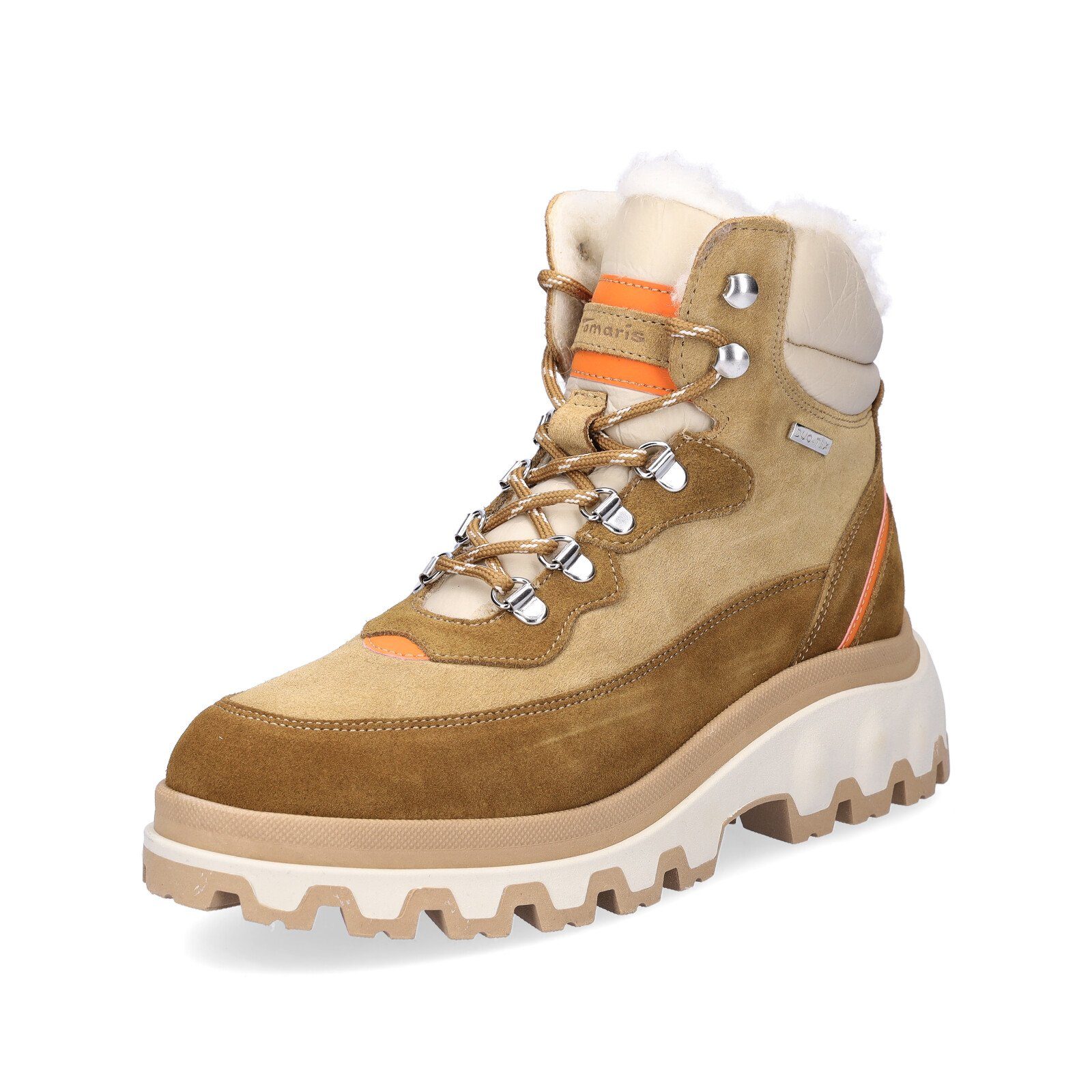 Tamaris Tamaris Damen Hiking Camel/Orange Schnürboot braun Schnürboots