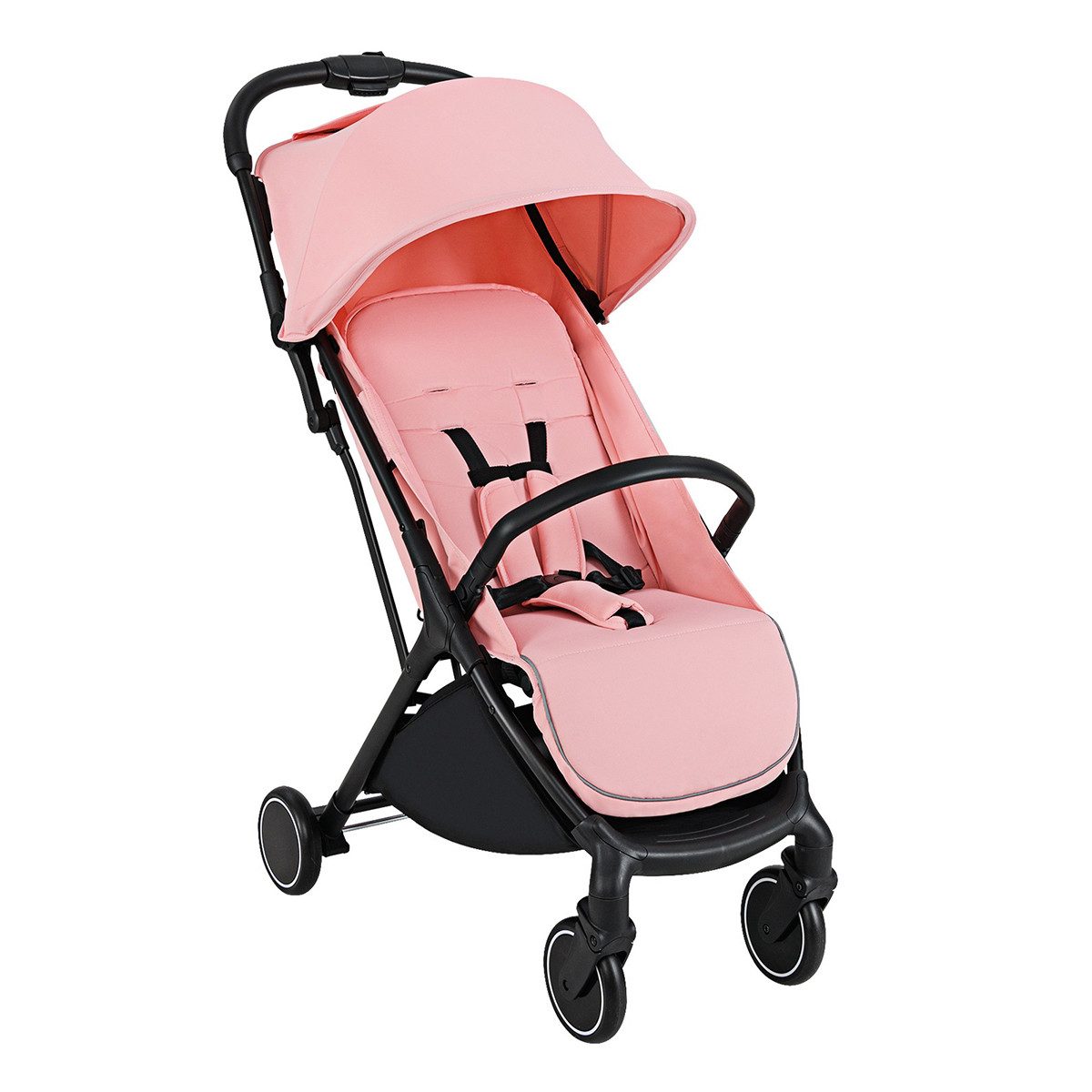 COSTWAY Kinder-Buggy, Kinderwagen klappbar, Reisebuggy, mit Liegefunktion