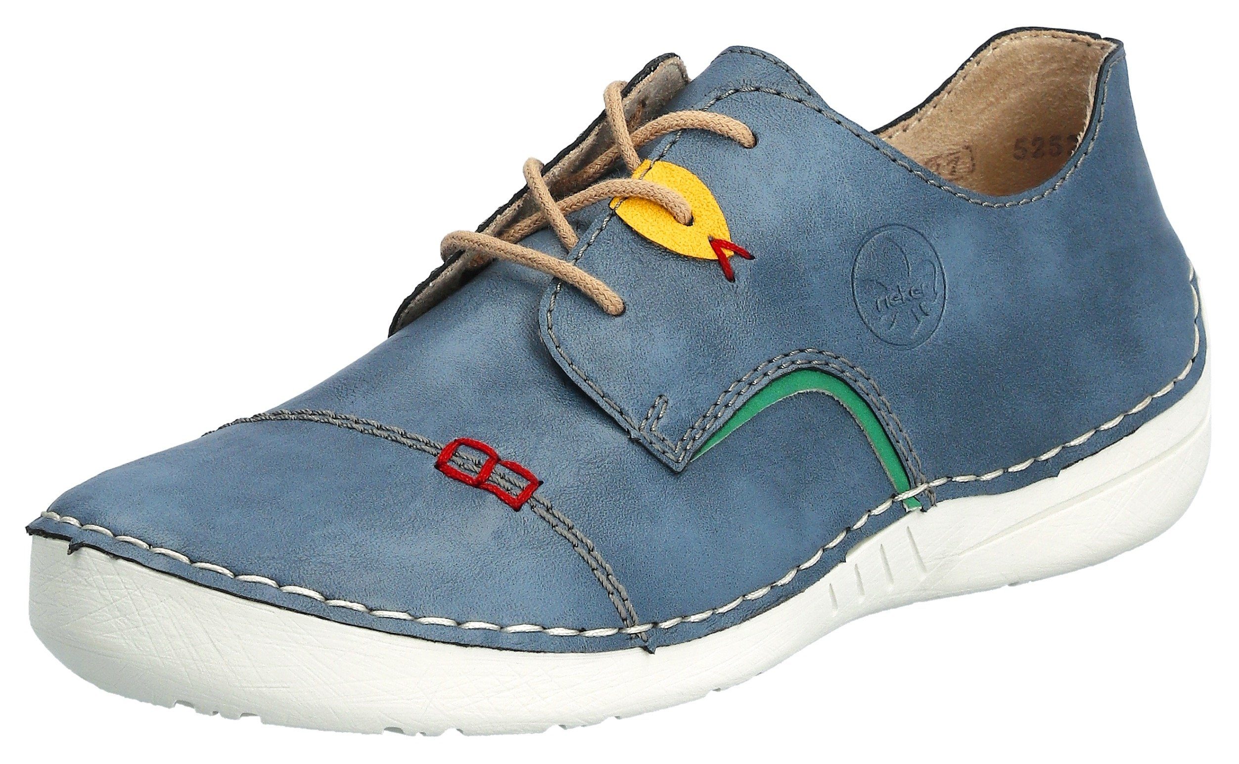 Rieker Sneaker im Sportslook, Freizeitschuh, Halbschuh, Schnürschuh günstig online kaufen