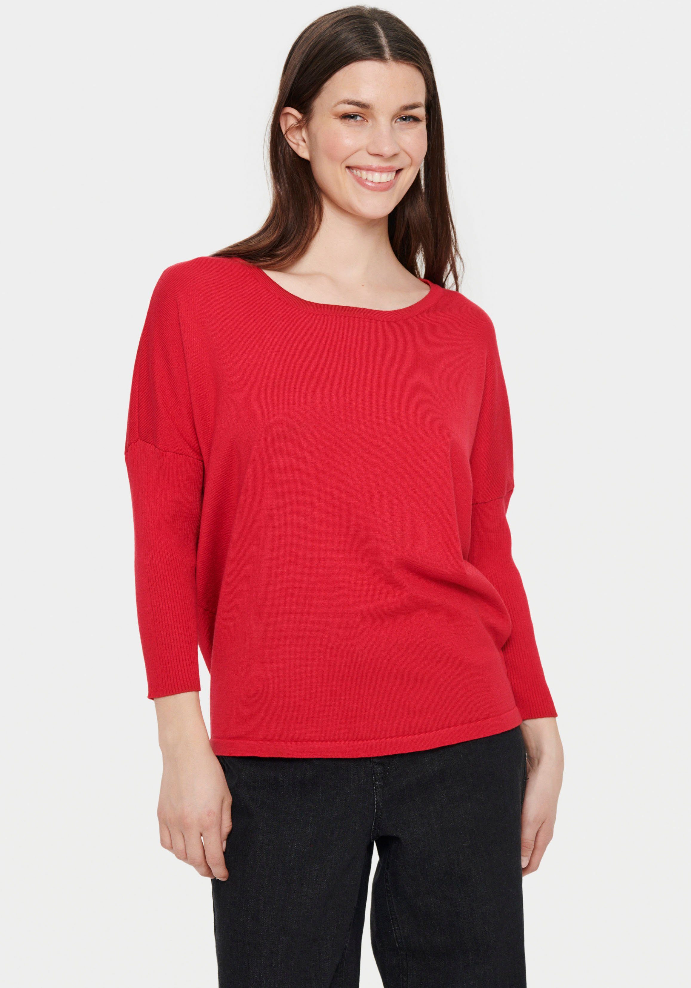 Saint Tropez Rundhalspullover A2561, MilaSZ R-Neck Pullover