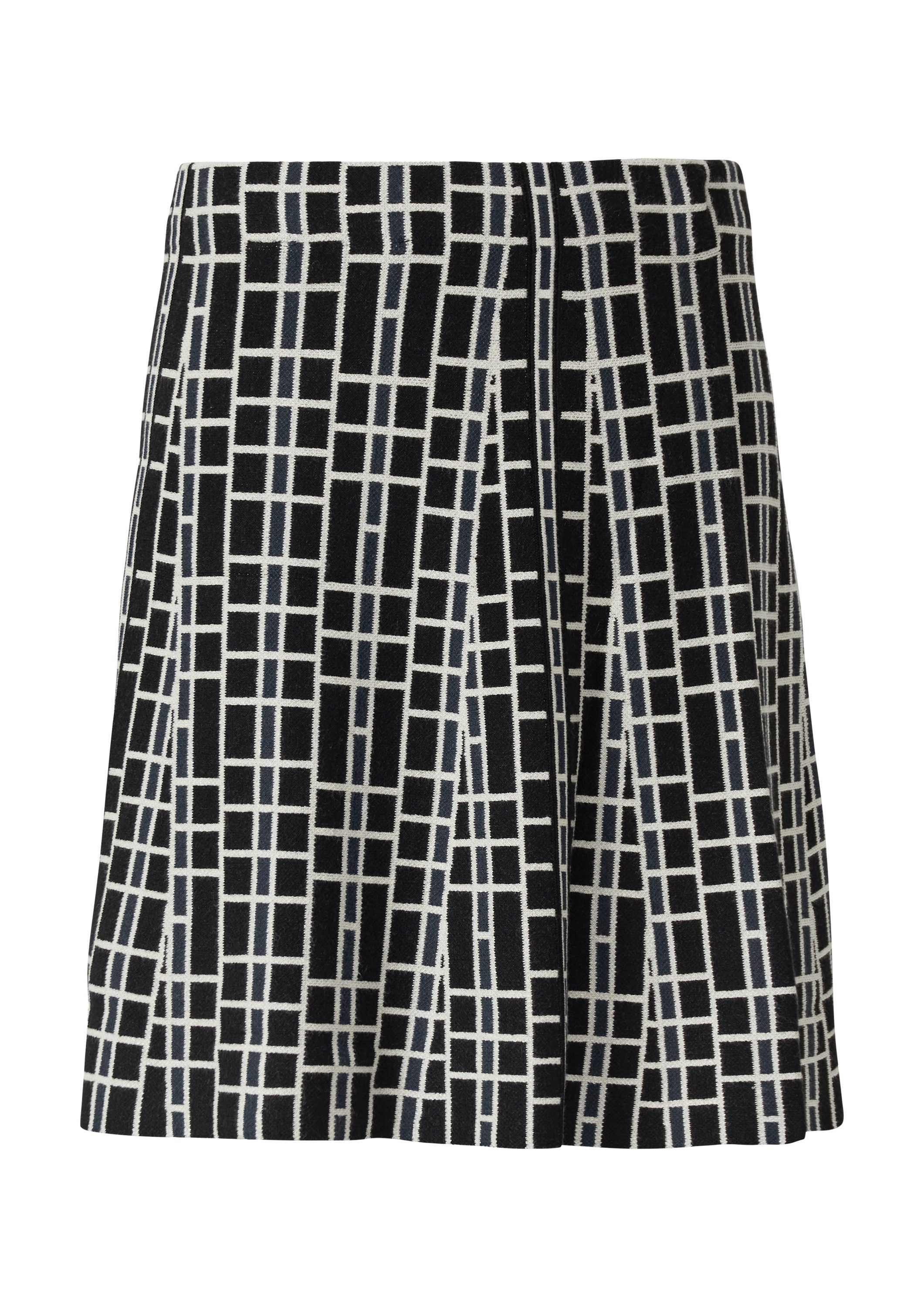 comma Minirock Rock Jacquard-Strickrock mit grafischem Muster günstig online kaufen