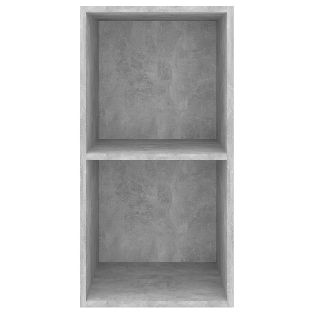 TV-Wandschrank TV-Schrank cm 37x37x72 Betongrau Holzwerkstoff furnicato