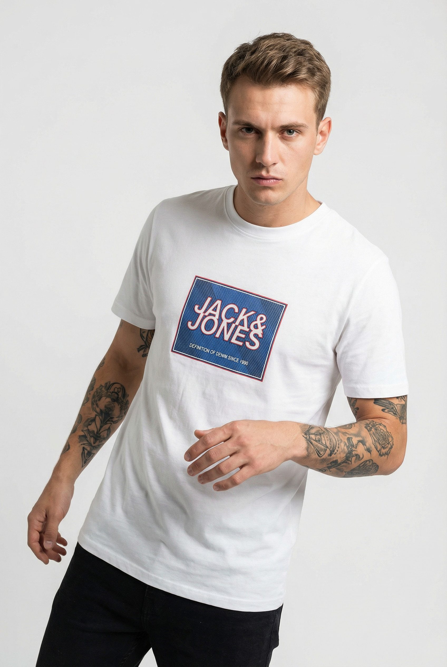 Rundhalsshirt JJRAIN TEE SS CREW NECK