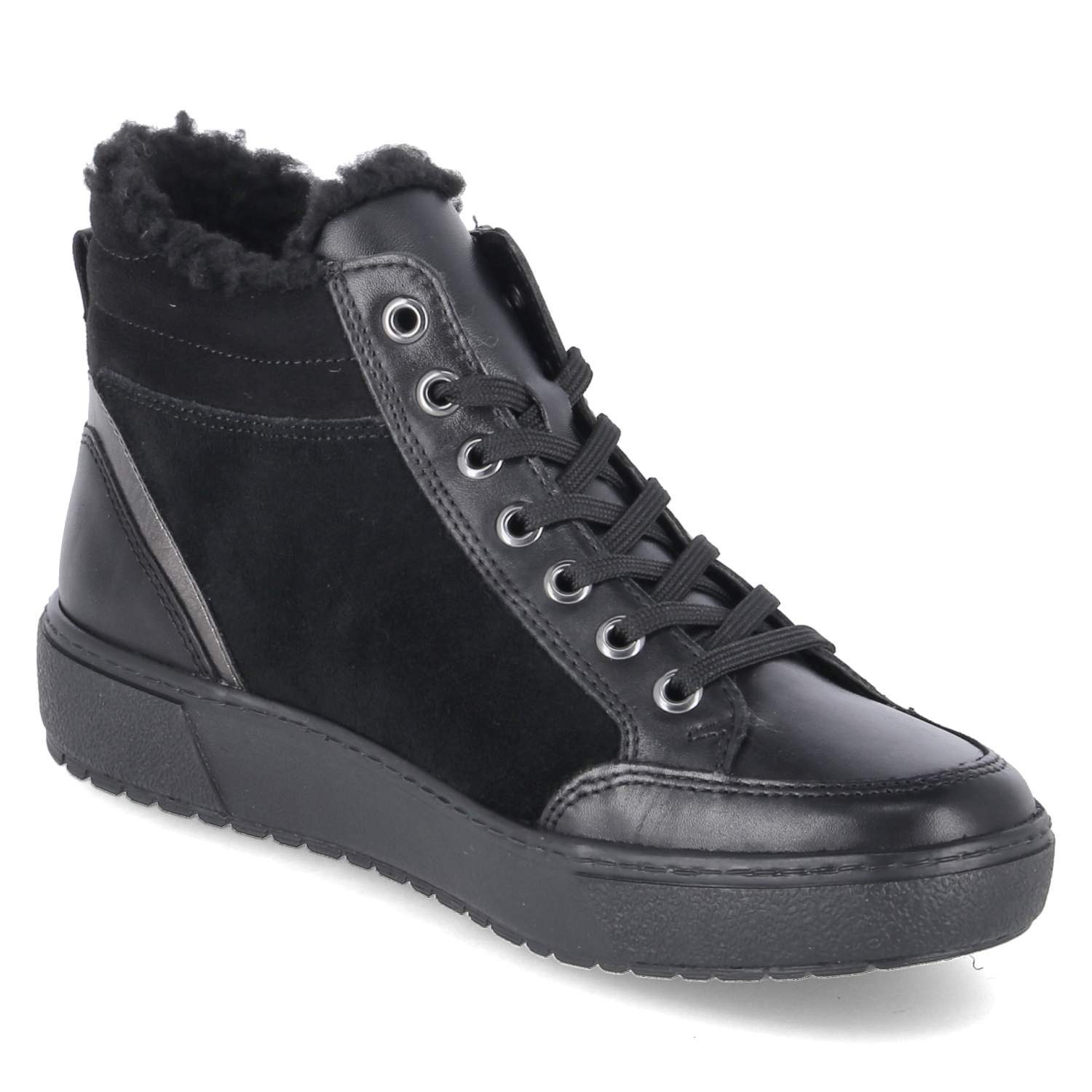 Remonte Remonte D2T72-03 Damen Leder & Textil black Winterstiefel