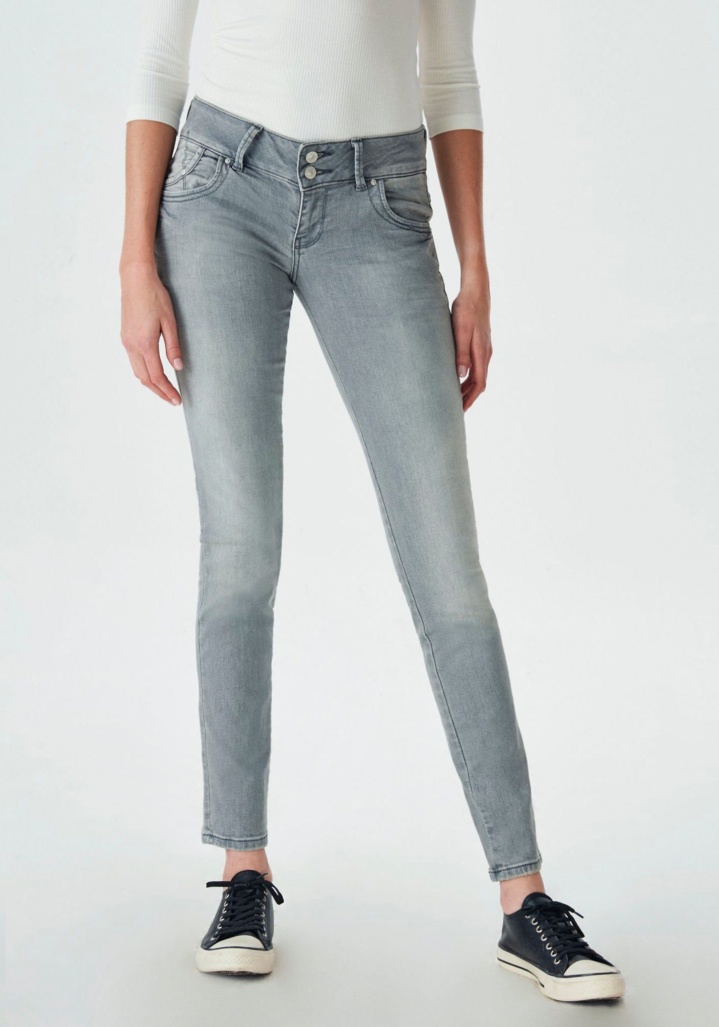 LTB Slim-fit-Jeans MOLLY Doppelknopf-Bund