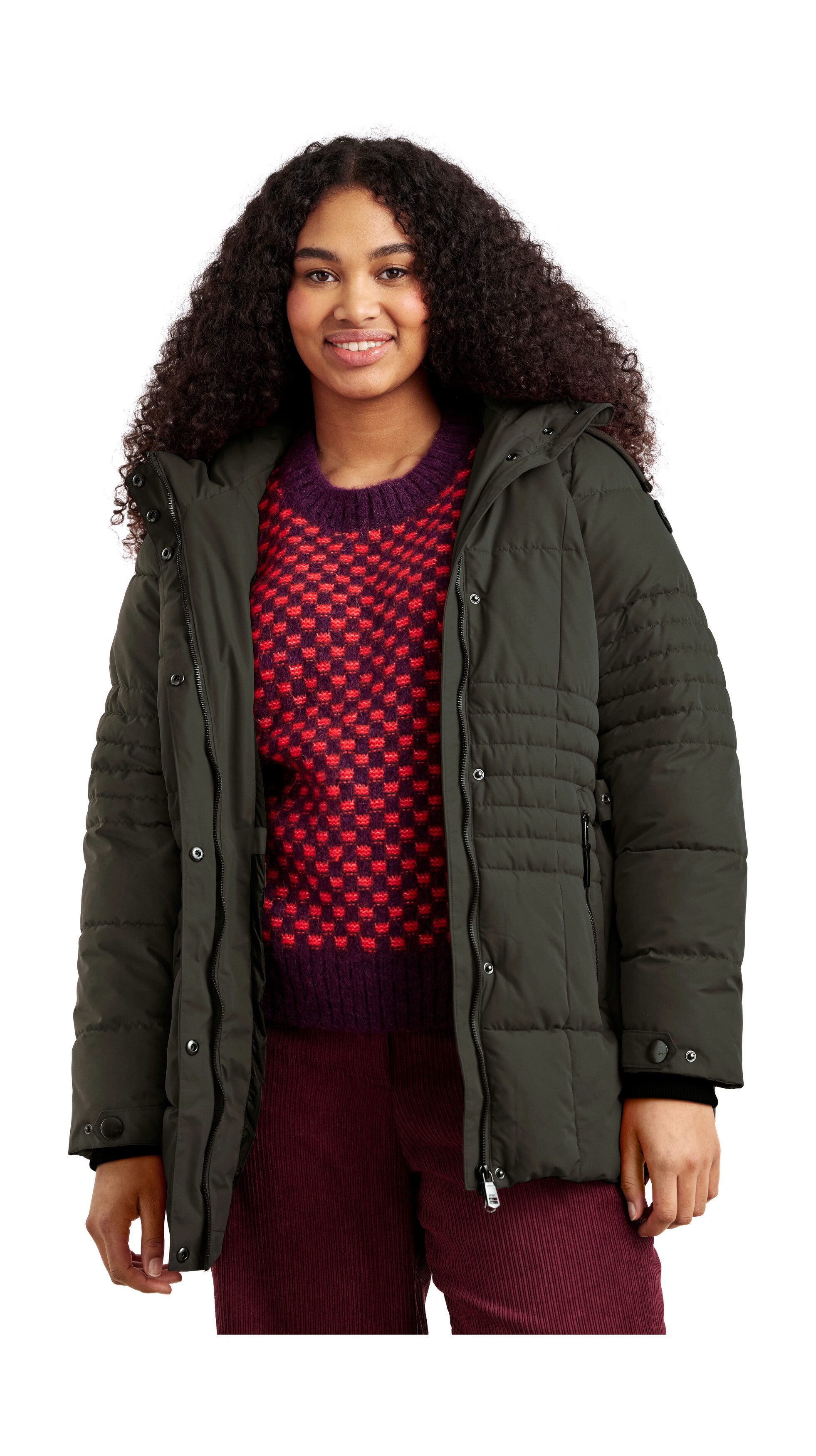 STOY Steppjacke STW 3 WMN QLTD JCKT Wasserabweisend, winddicht, atmungsaktiv, verstellbare Kapuze