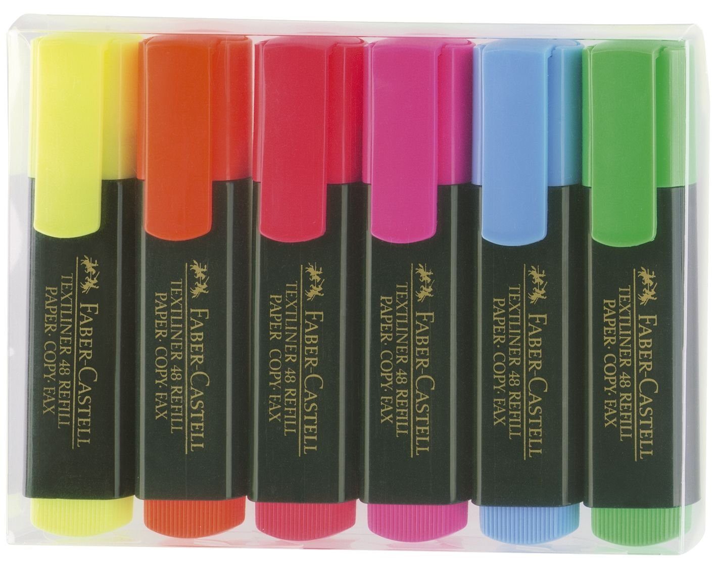 Marker Textmarker TL 48 REFILL - nachfüllbar, 6 Farben im Etui