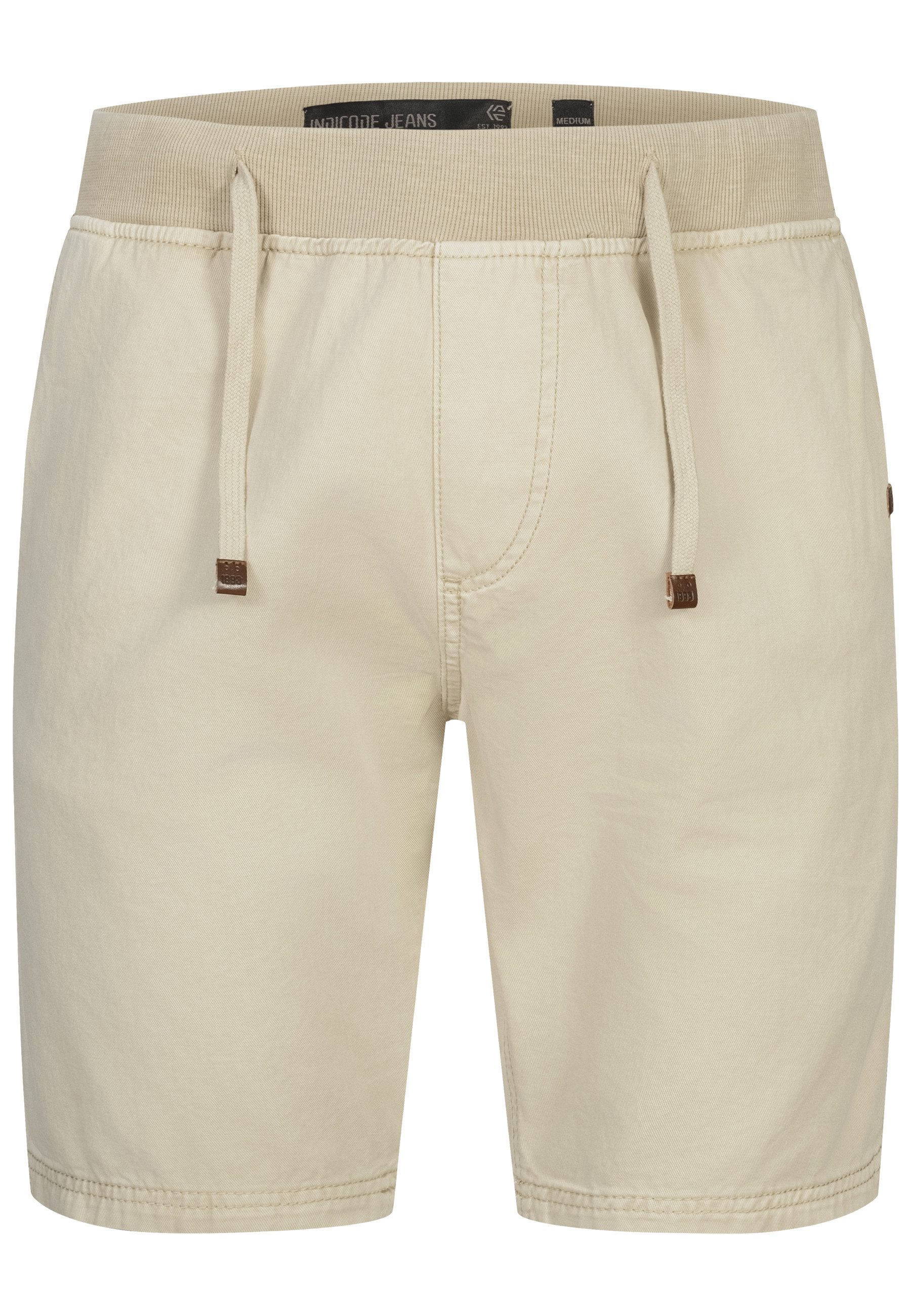 Indicode Chinoshorts Herren Carver Chino Shorts Herrenshorts mit elastische günstig online kaufen