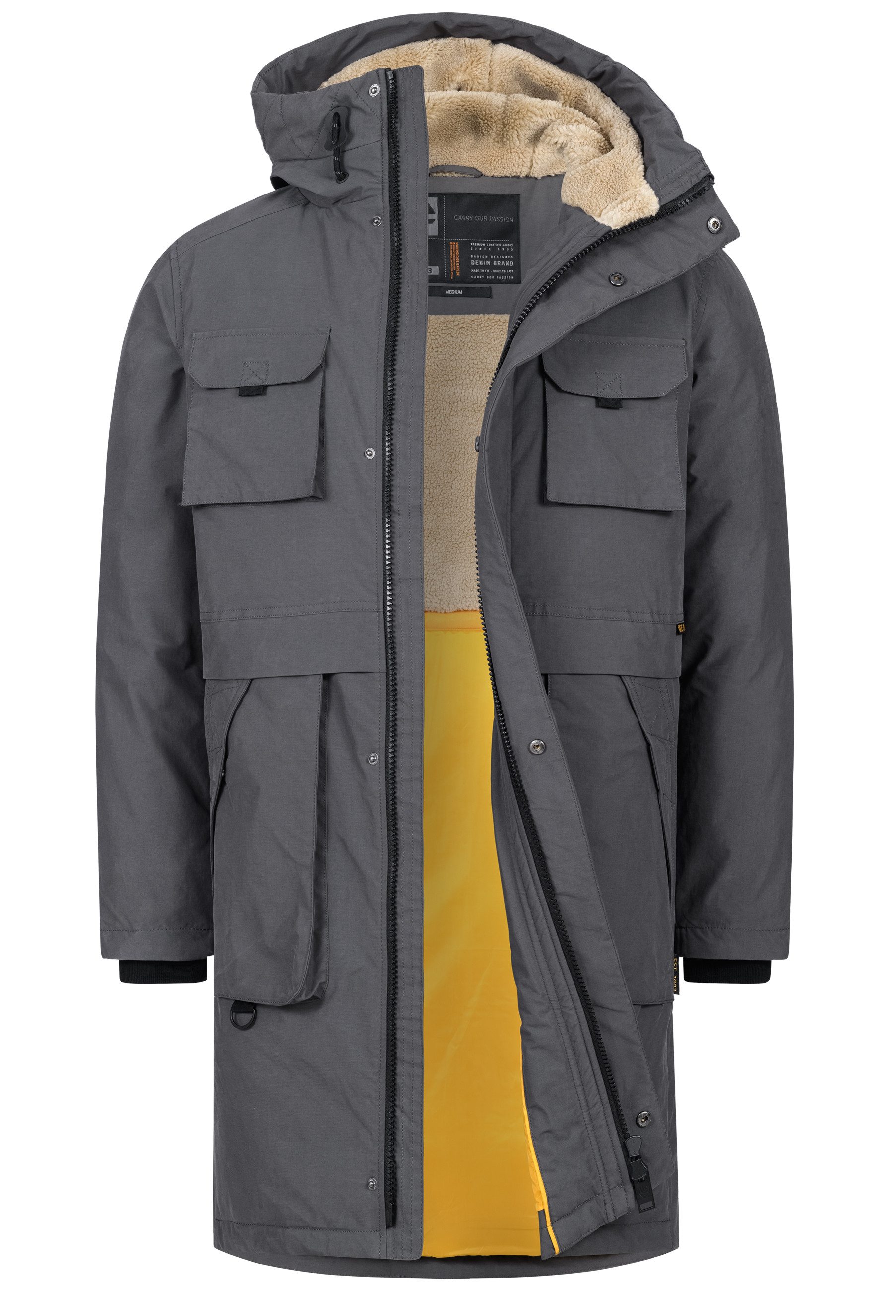 Indicode Winterjacke Herren INKristof Herrenparka Herrenjacke Langer Parka günstig online kaufen