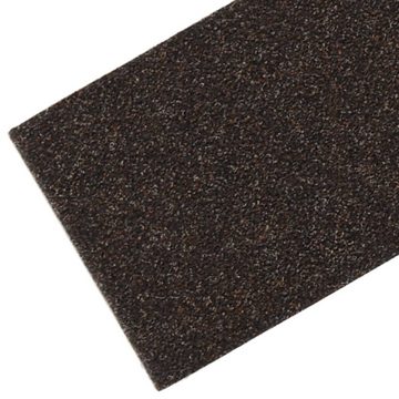 Teppich Selbstklebende Treppenmatten 15 Stk 76x20 cm Dunkelbraun, vidaXL, Höhe: 0 mm