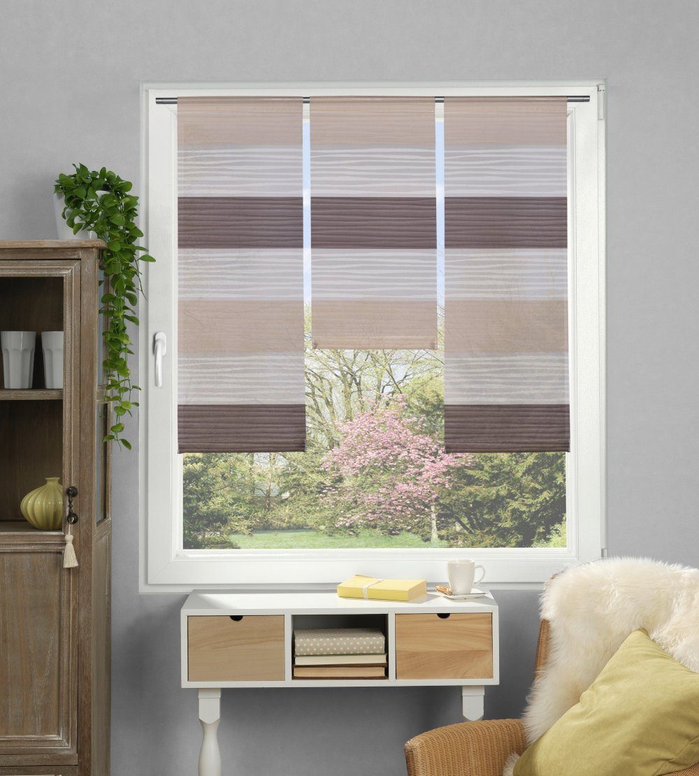 HOME WOHNIDEEN Vorhang 55983 3-TLG. Fensterset günstig online kaufen