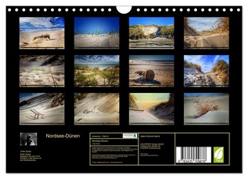 CALVENDO Wandkalender Nordsee-Dünen (Wandkalender 2025 DIN A4 quer), CALVENDO Monatskalender