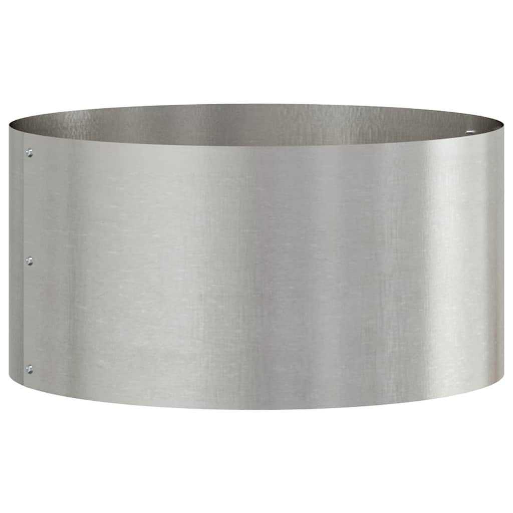 vidaXL Blumentopf Gartenblumentopf Silber 40 x günstig online kaufen