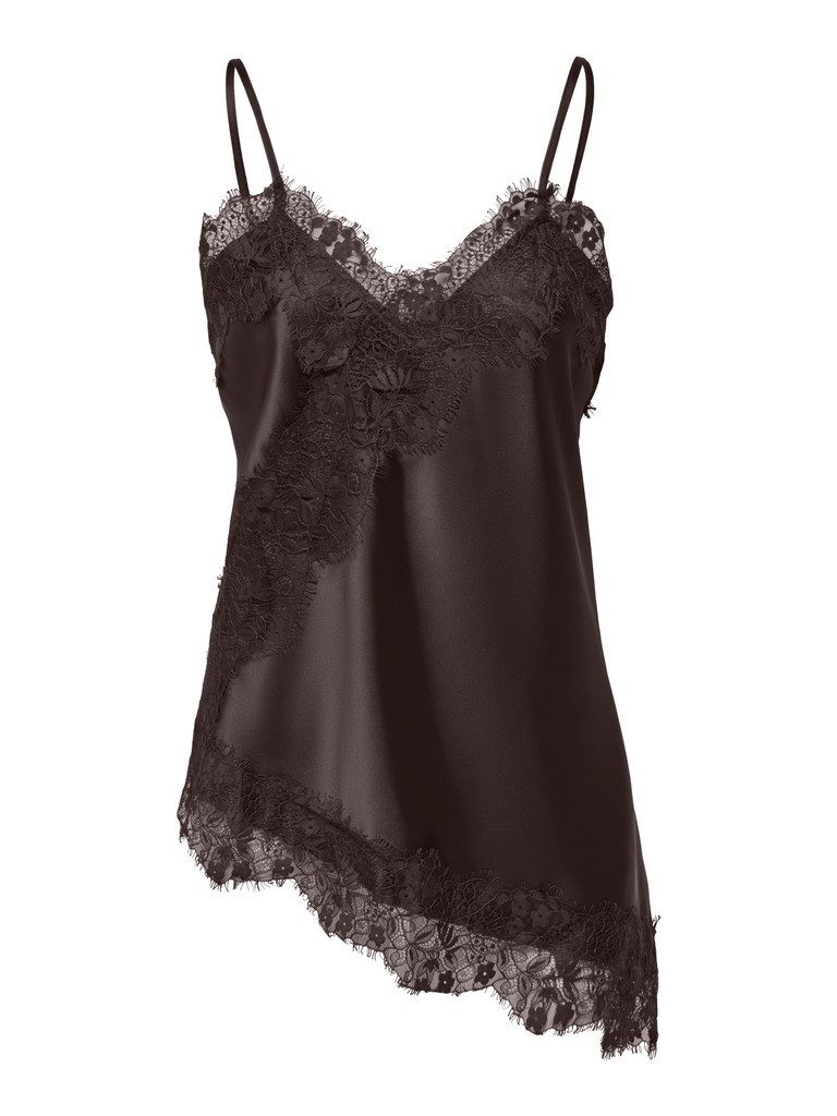 ONLY Blusenshirt ONLINDONA STRAP SATIN LACE TOP WVN