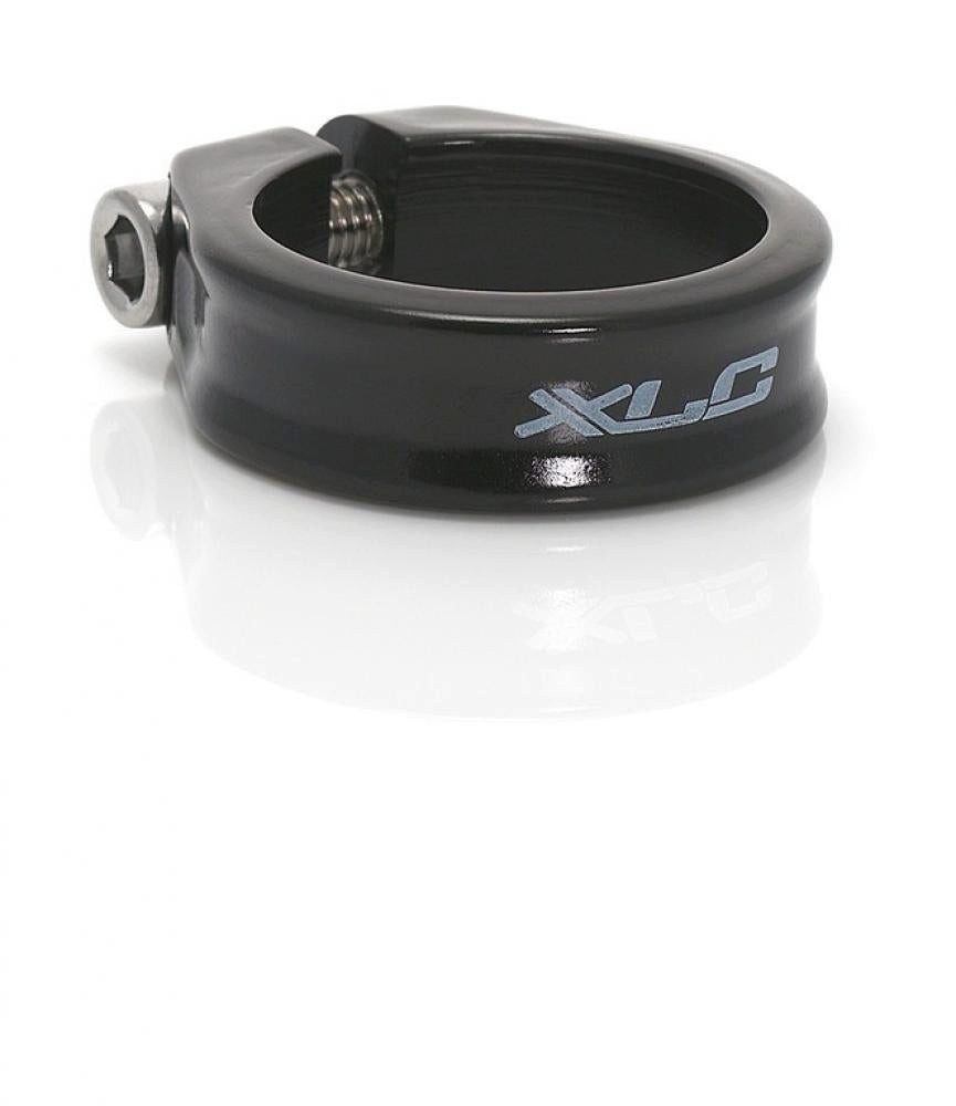 Sattelstütze XLC Sattelstütz-Klemmring PC-B01 Ø 34,9mm,schwarz, Alu.mit Innensechsk