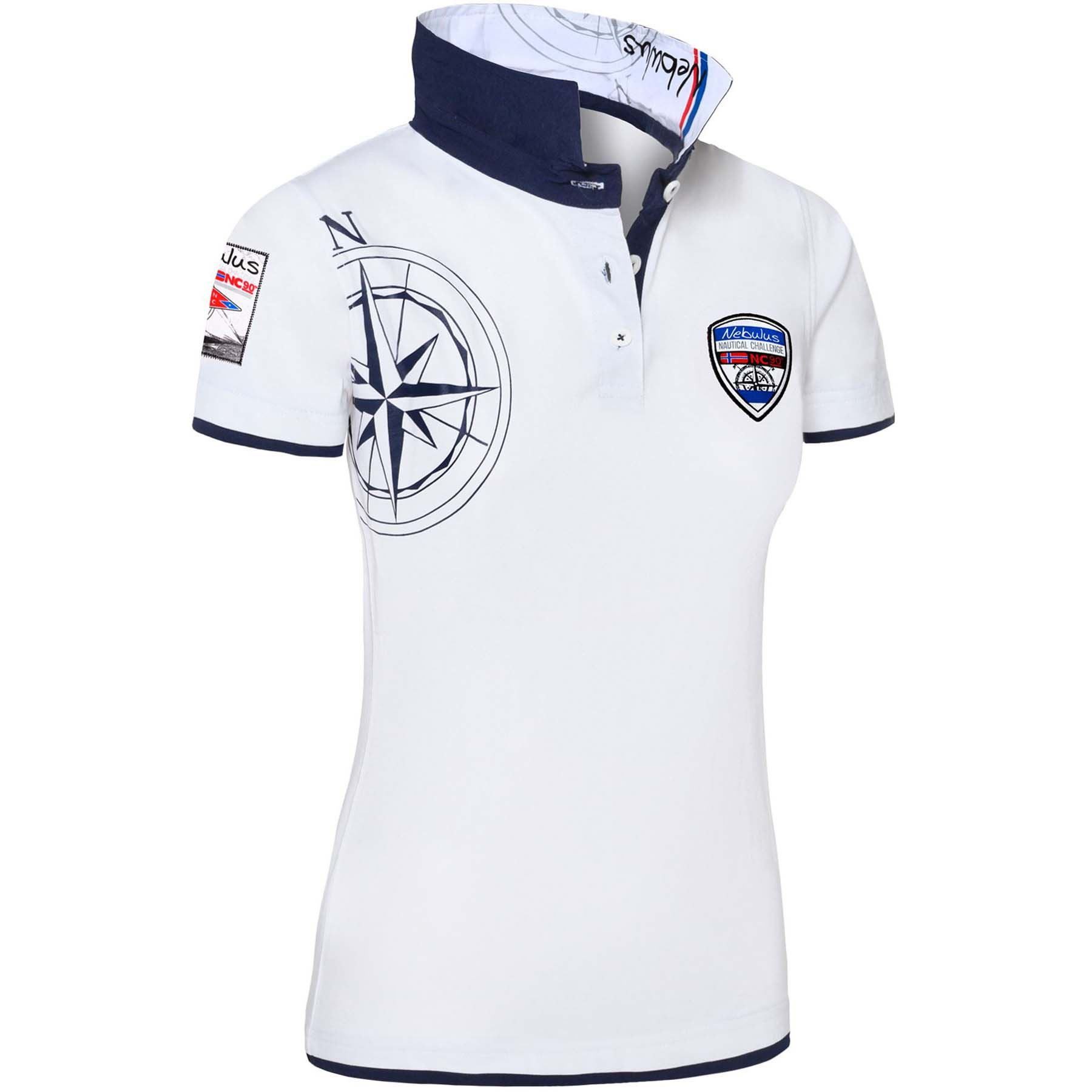 Nebulus Poloshirt EGERSUND, Q2071 - Damen, weiß, XXL/44 günstig online kaufen