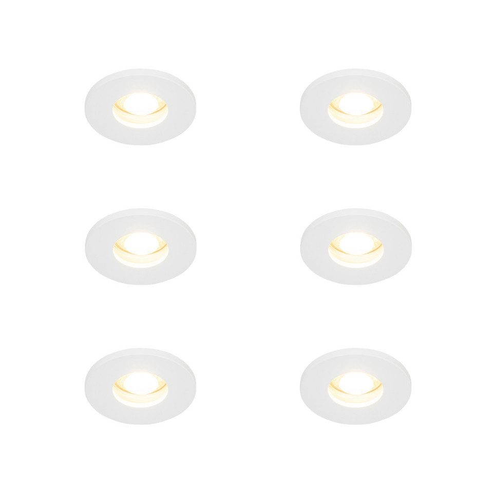 Qazqa LED Einbaustrahler 102821, ohne Leuchtmittel, Warmweiß