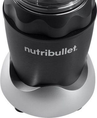nutribullet Smoothie-Maker NB100DG, 1000 W, Standmixer, Multifunktionsmixer inkl. 2 To-Go Trinkbecher, Dunkelgrau