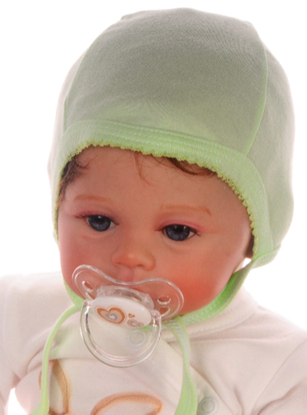 Erstlingsmütze Baby Mütze Haube Mützchen für Neugeborene und Frühchen
