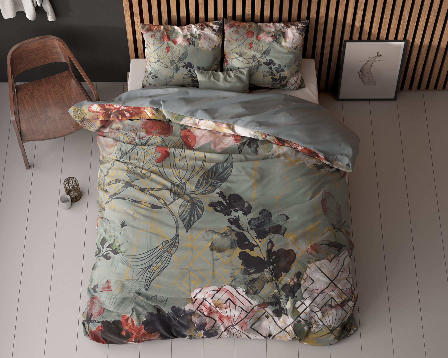 Sitheim-Europe Bettwäsche SLEEPTIME Marmor Art Deco Bettbezug mit Kissenbez günstig online kaufen