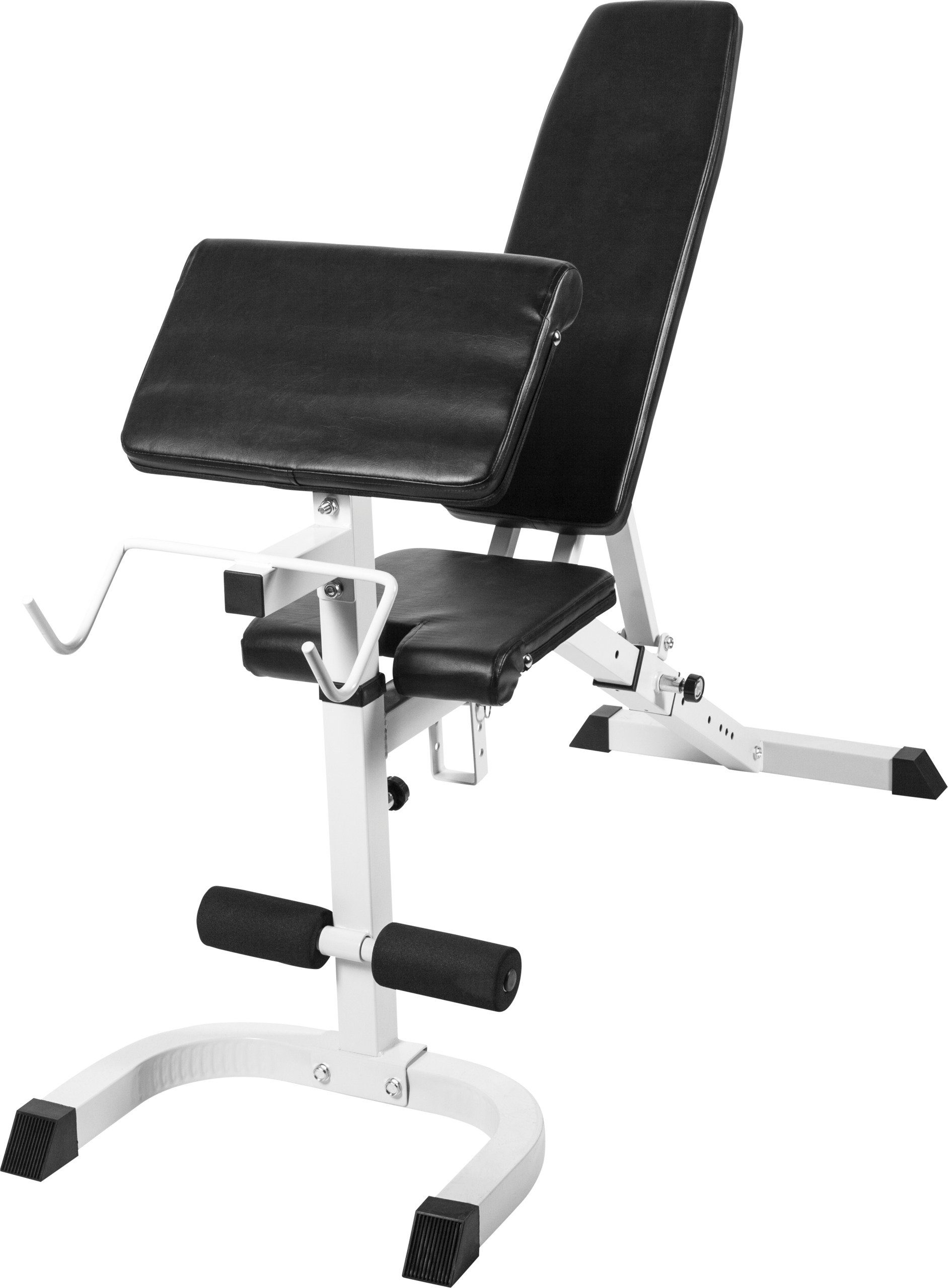 Hantelbank Rückenlehne und Sitz Verstellbar, 250kg - Schrägbank, Trainingsbank