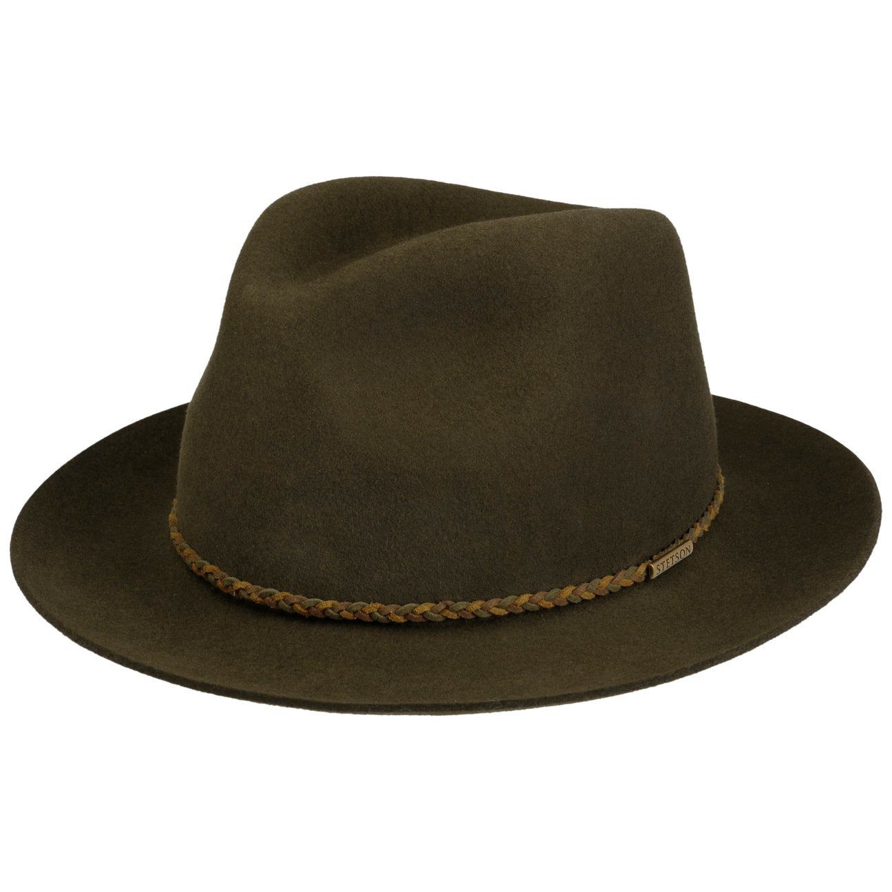 Stetson Filzhut (1-St) Wollfilzhut mit Lederband