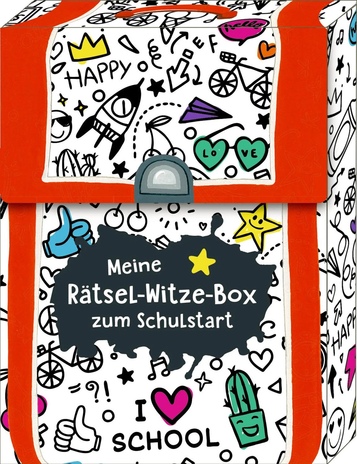 Coppenrath Spiel Kartenbox - Meine Rätsel-Witze-Box zum Schulstart