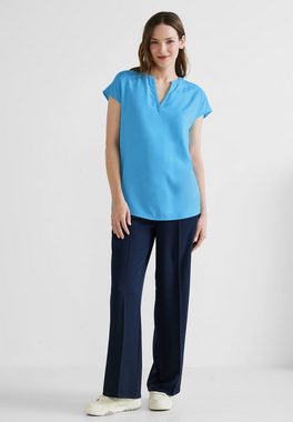 STREET ONE Shirtbluse in Unifarbe