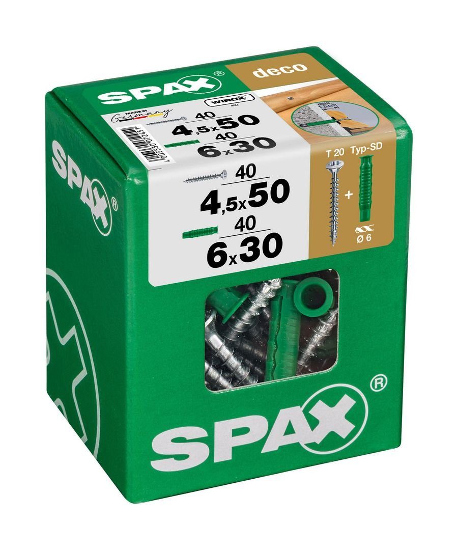 SPAX Holzbauschraube Spax Universalschrauben 4.5 x 50 mm TX 20 - 40
