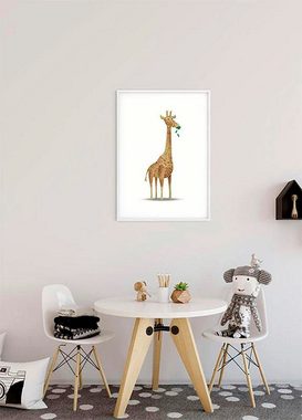 Komar Poster Cute Animal Giraffe, Tiere (1 St), Kinderzimmer, Schlafzimmer, Wohnzimmer